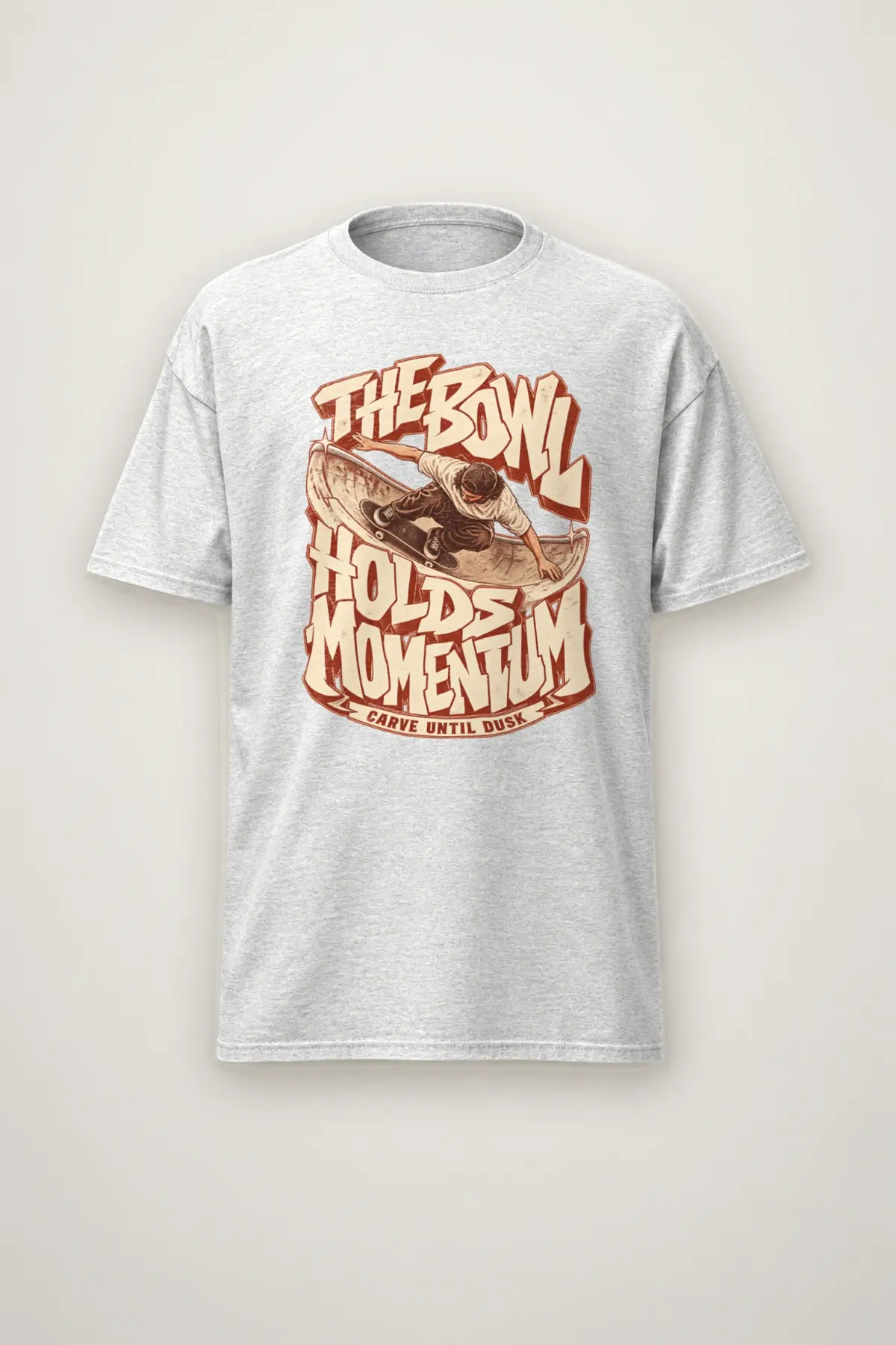 "The Bowl Holds Momentum" Heavyweight Unisex Crewneck T-shirt