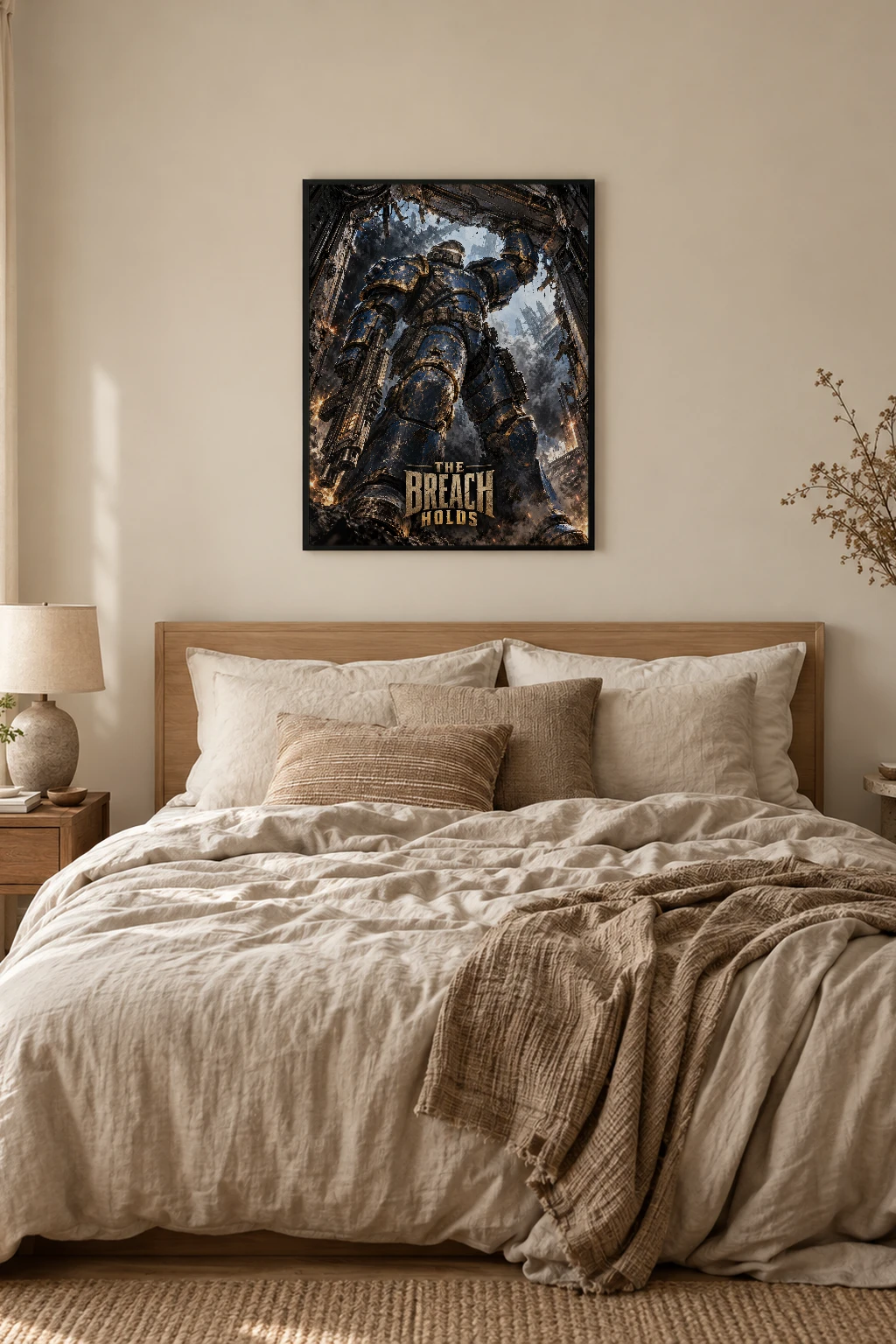 "The Breach Holds" Premium Wooden Framed Poster