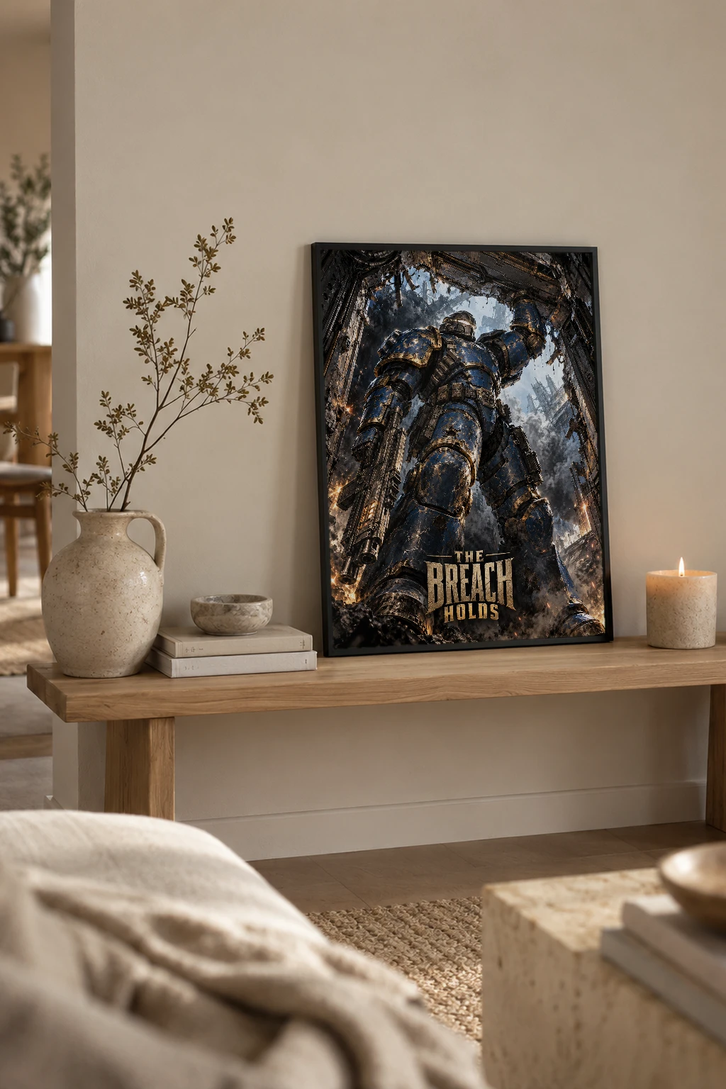 "The Breach Holds" Premium Wooden Framed Poster