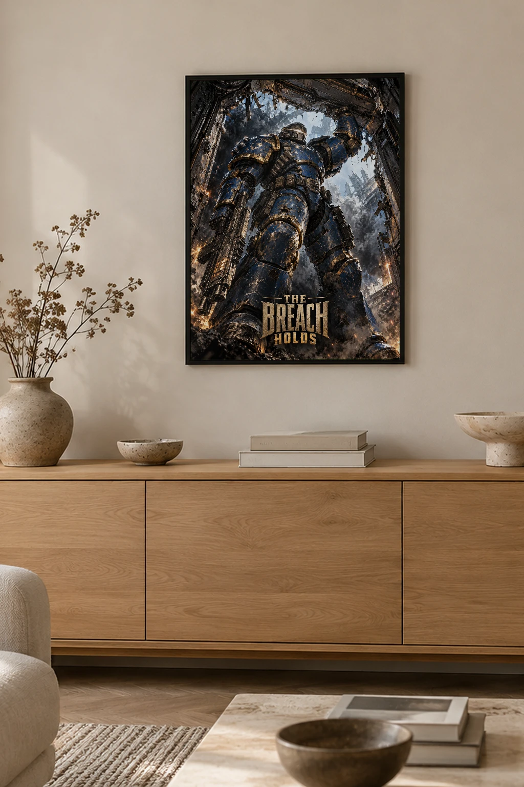 "The Breach Holds" Premium Wooden Framed Poster
