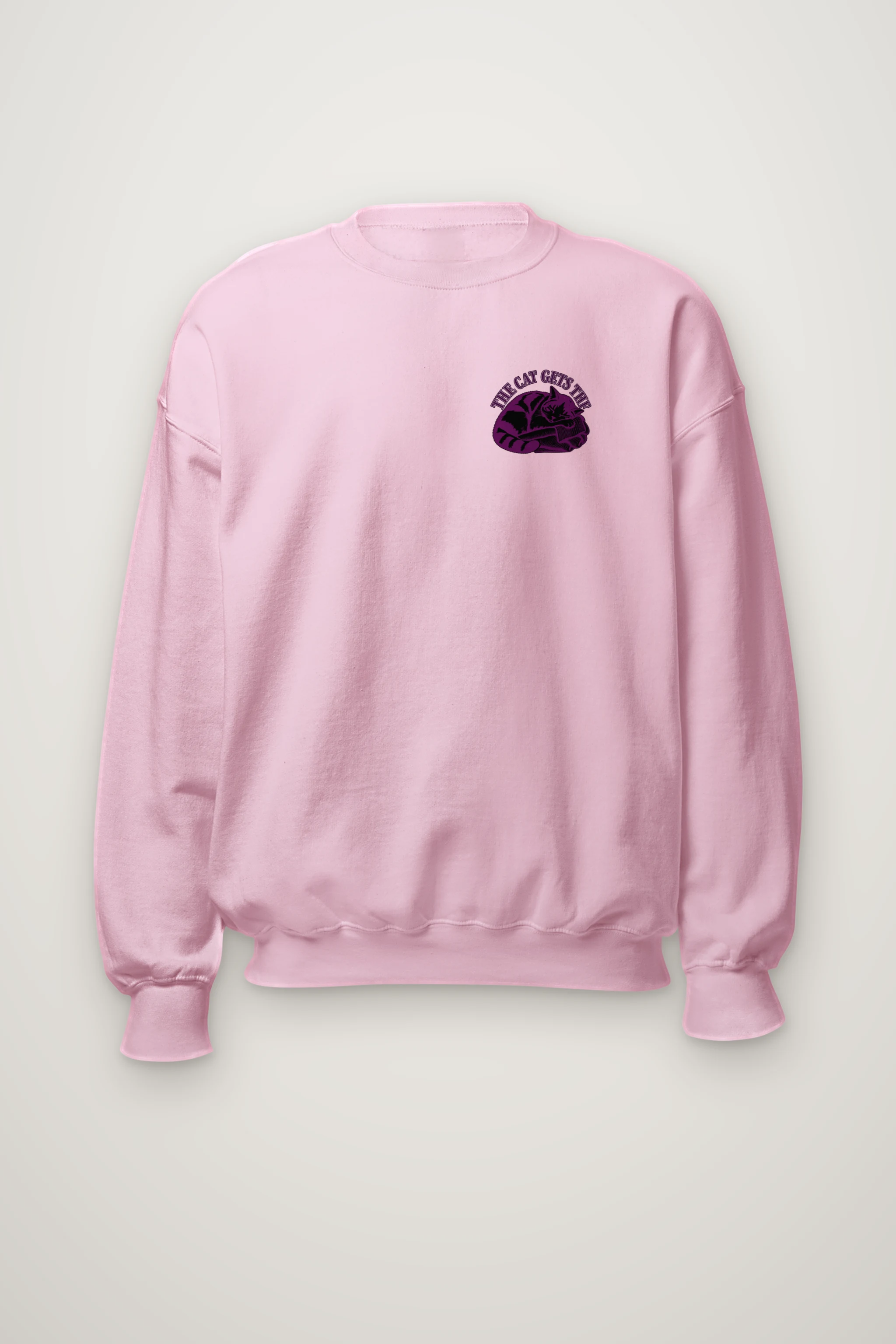 "The Cat Gets the Cashmere" Heavy Blend Unisex Crewneck Sweatshirt