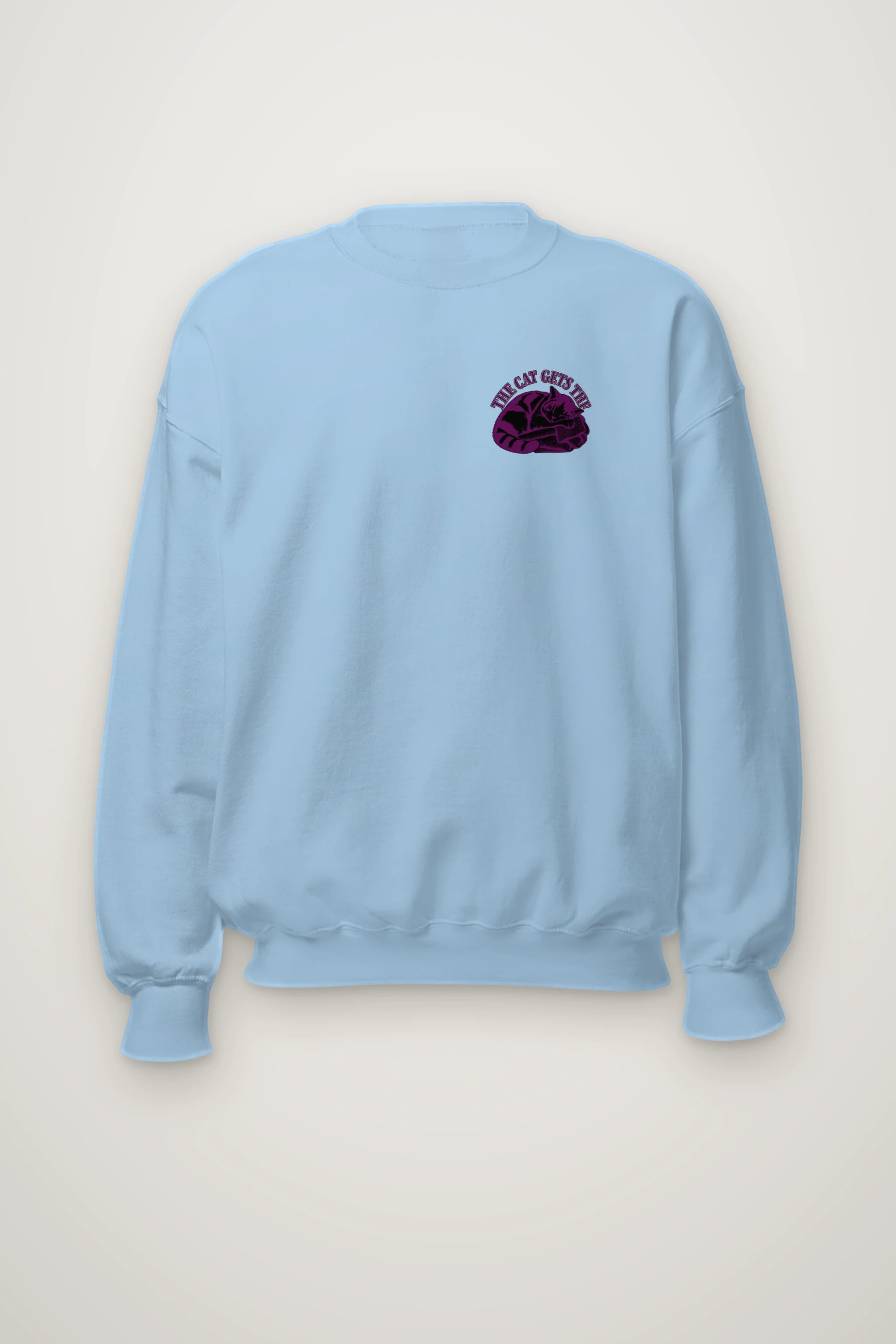 "The Cat Gets the Cashmere" Heavy Blend Unisex Crewneck Sweatshirt