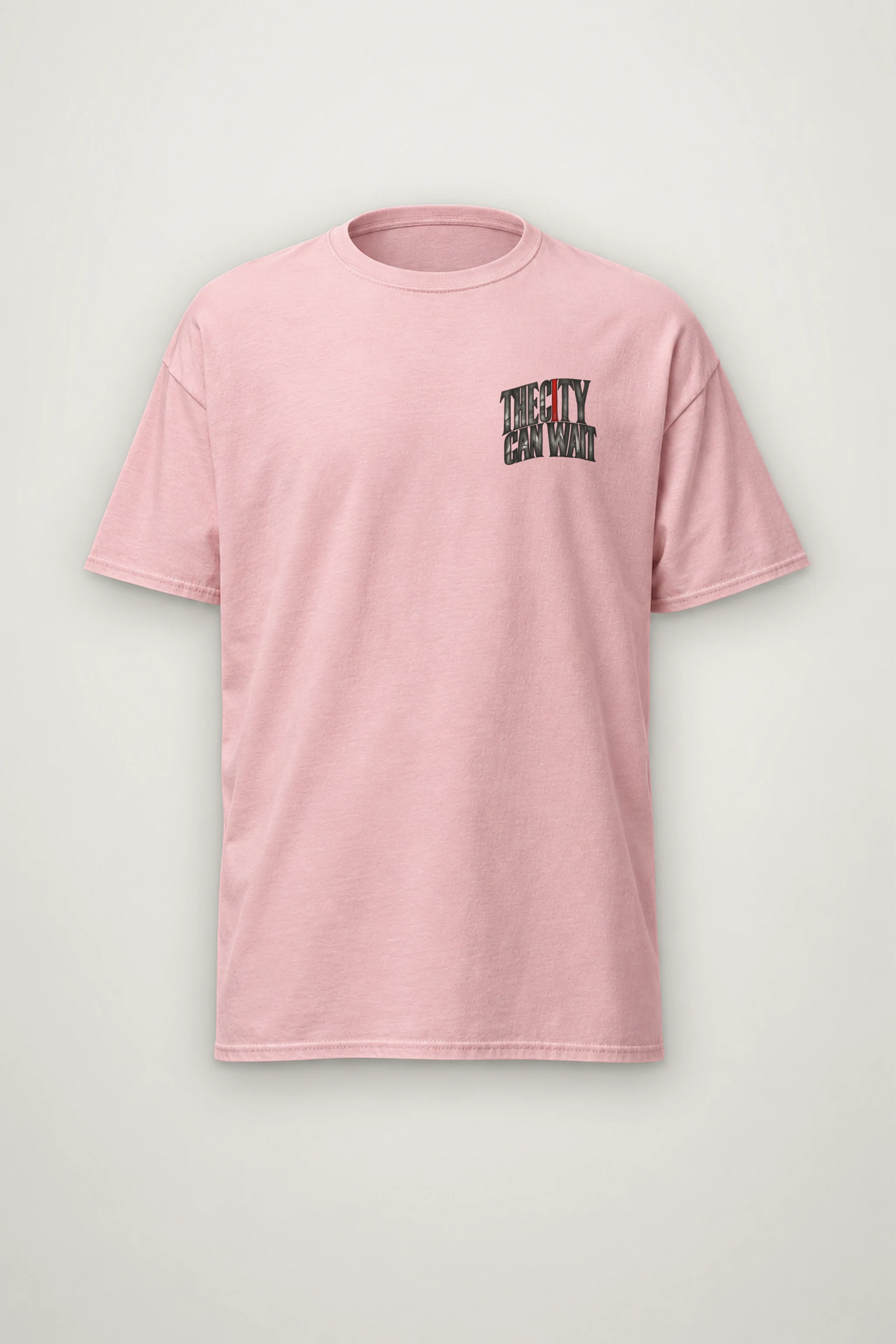 "The City Can Wait" Heavyweight Unisex Crewneck T-shirt