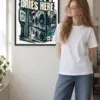 "The City Dries Here" Premium Wooden Framed Poster
