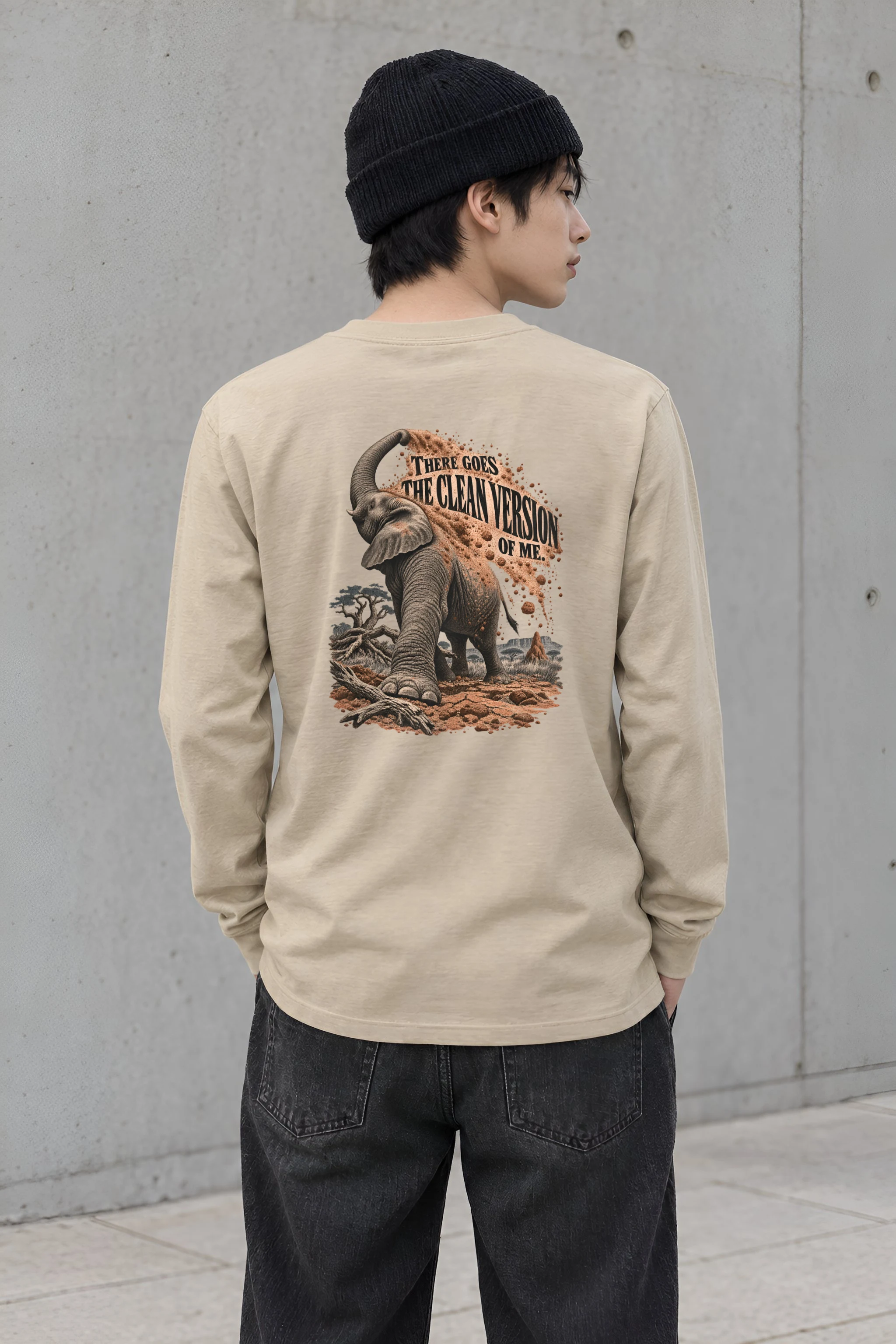 "The Clean Version of Me" Unisex Longsleeve T-shirt
