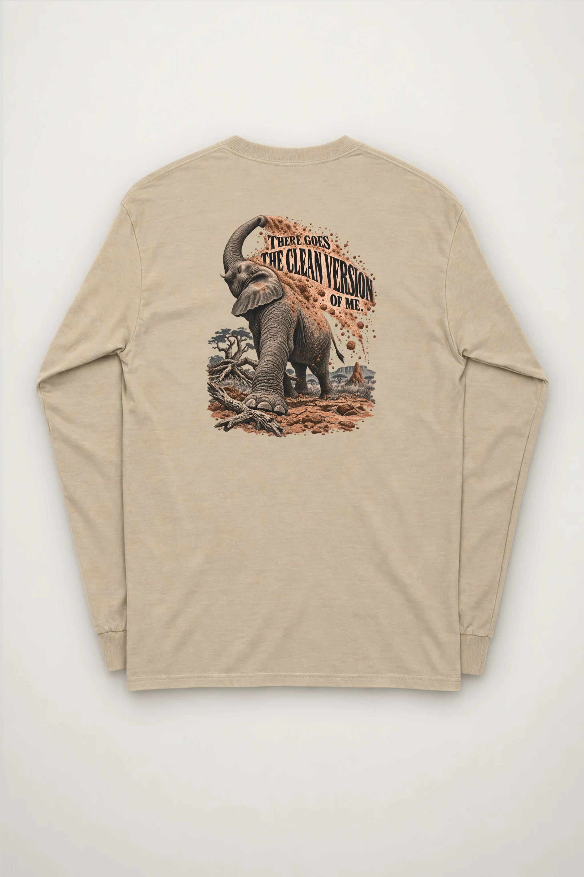 "The Clean Version of Me" Unisex Longsleeve T-shirt