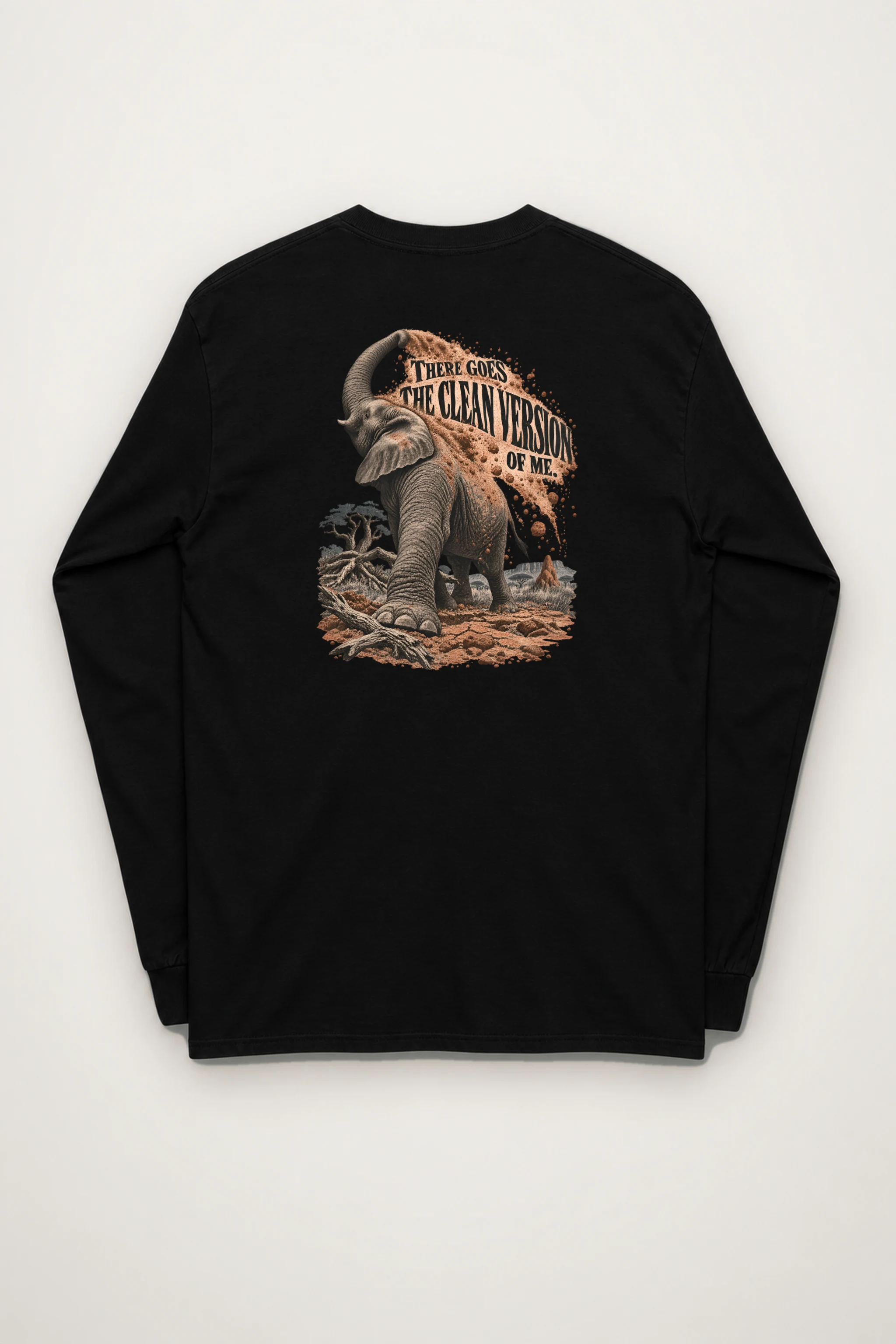 "The Clean Version of Me" Unisex Longsleeve T-shirt