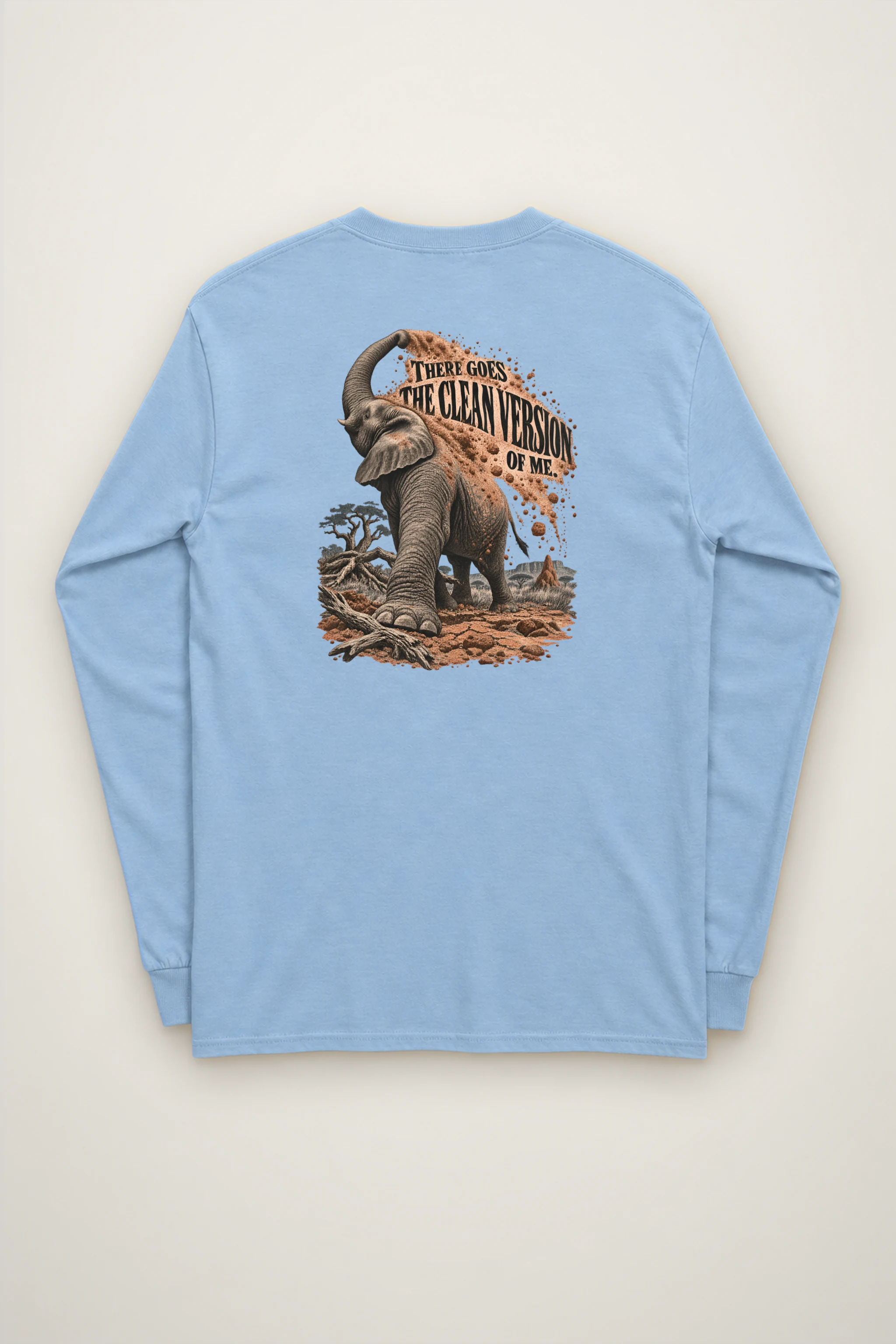 "The Clean Version of Me" Unisex Longsleeve T-shirt
