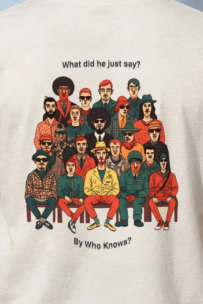 "The Conversation Crowd" Heavyweight Unisex Crewneck T-shirt
