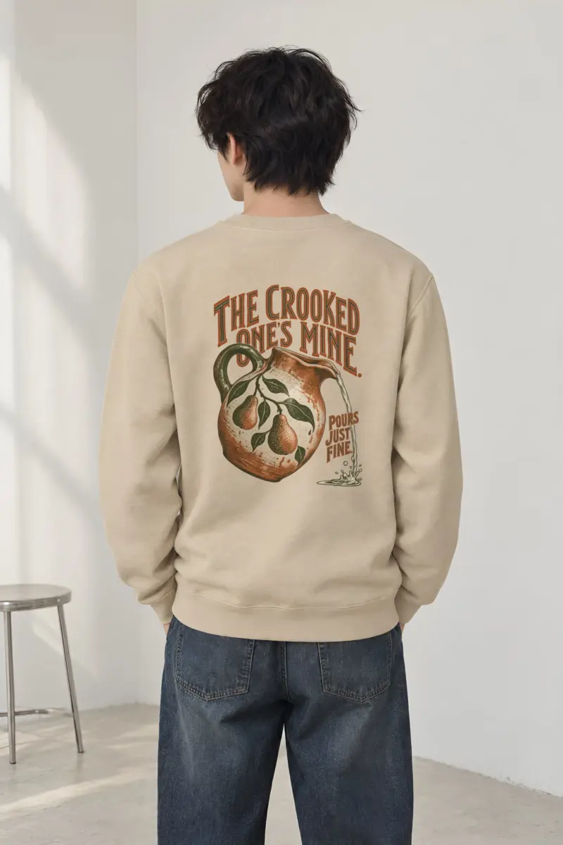 "The Crooked One's Mine" Heavy Blend Unisex Crewneck Sweatshirt