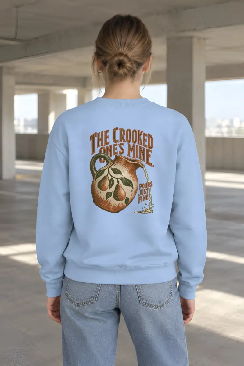 "The Crooked One's Mine" Heavy Blend Unisex Crewneck Sweatshirt