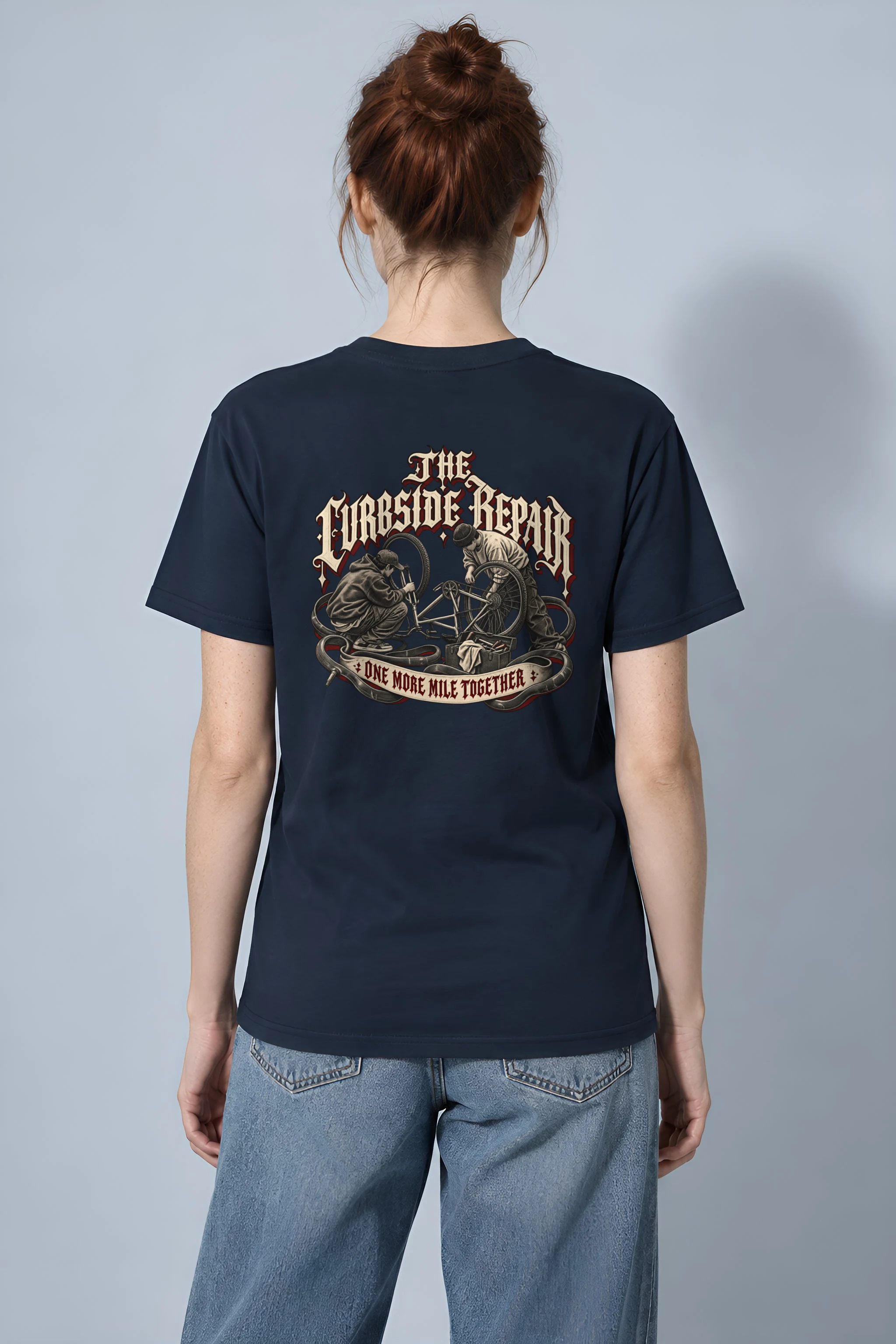 "THE CURBSIDE REPAIR" Heavyweight Unisex Crewneck T-shirt