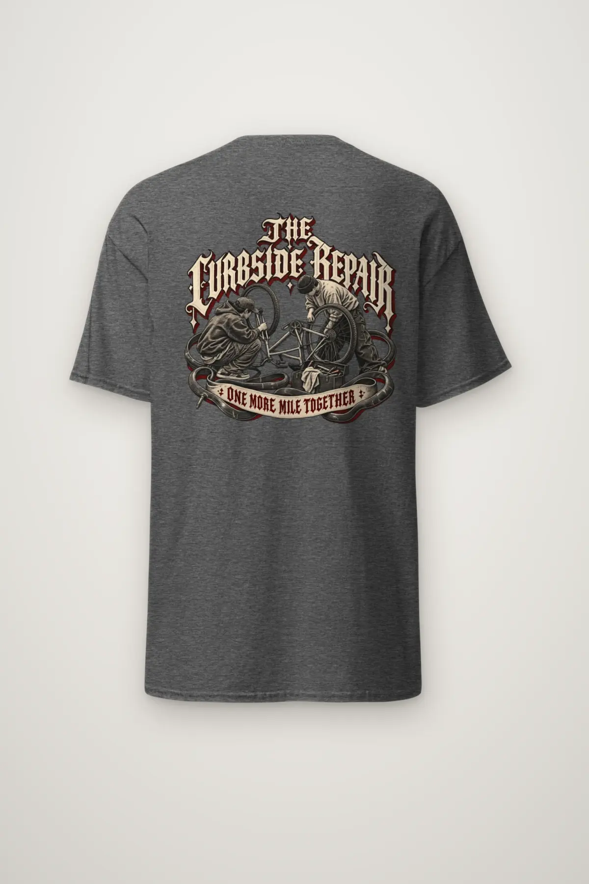 "THE CURBSIDE REPAIR" Heavyweight Unisex Crewneck T-shirt