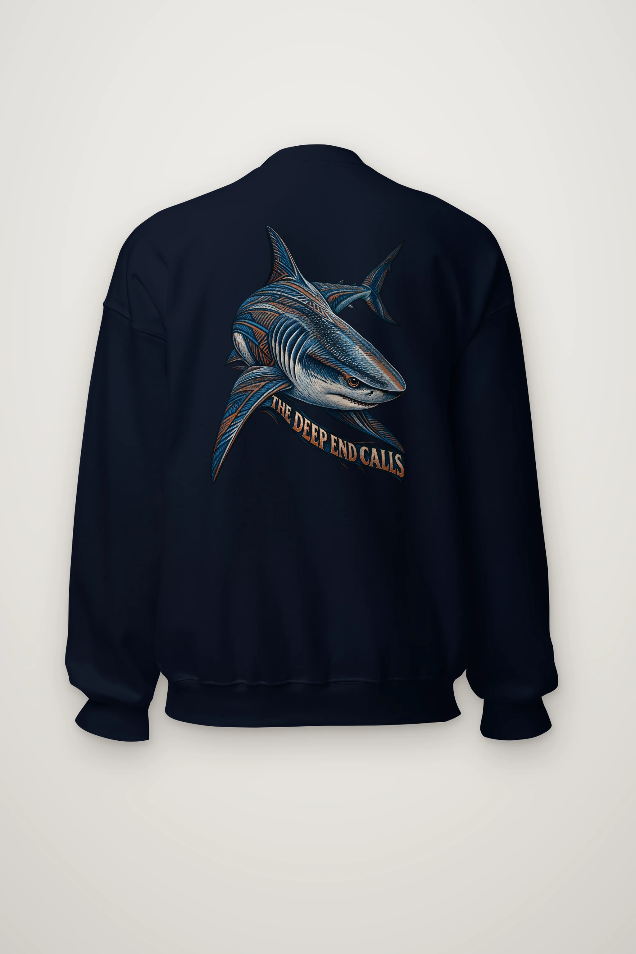 "The Deep End Calls" Heavy Blend Unisex Crewneck Sweatshirt