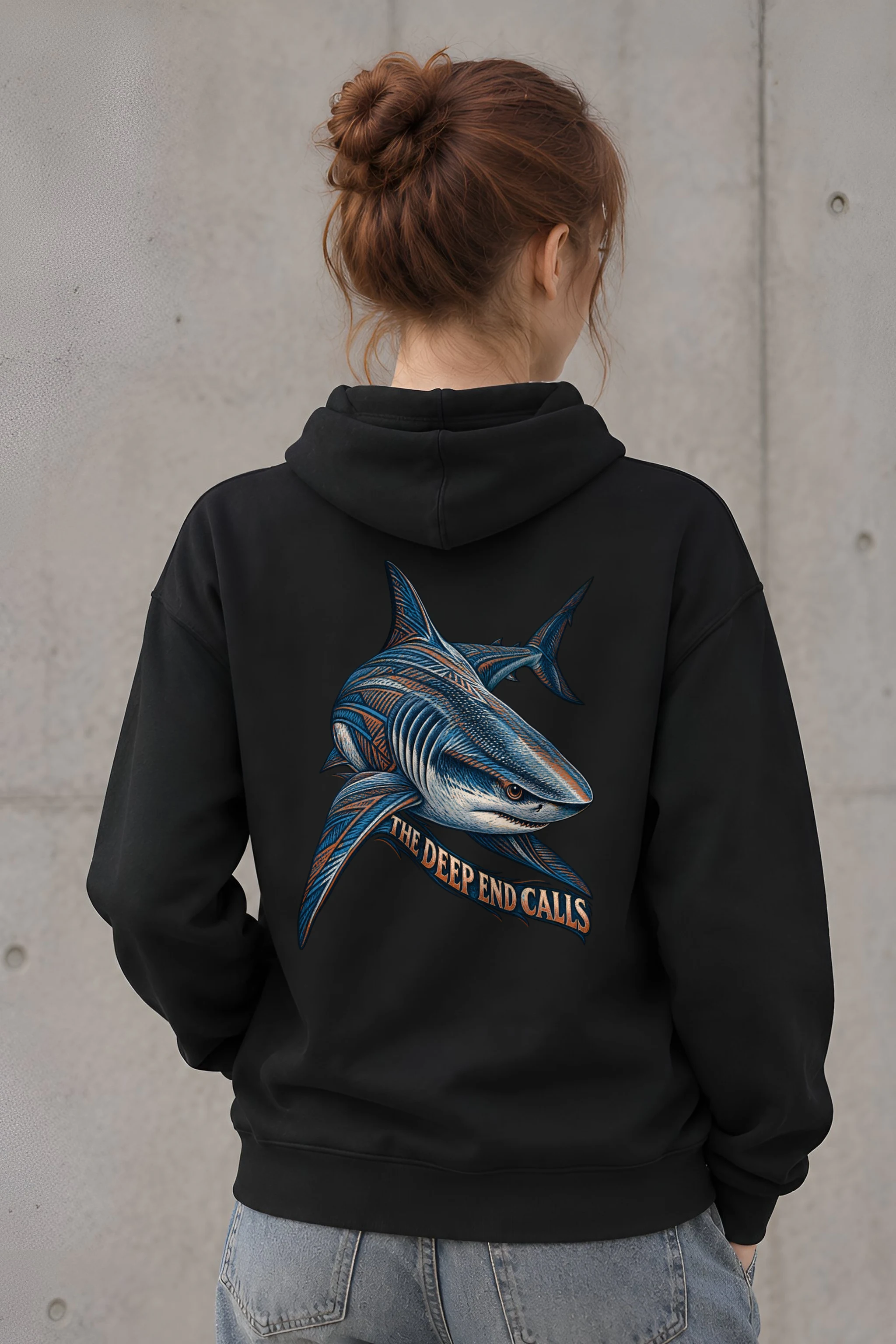 "The Deep End Calls" Heavy Blend Unisex Pullover Hoodie
