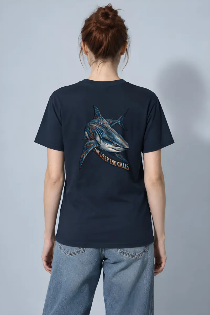 "The Deep End Calls" Heavyweight Unisex Crewneck T-shirt