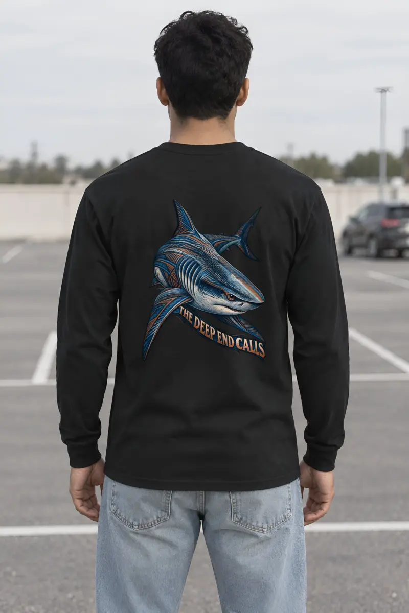“The Deep End Calls” Unisex Longsleeve T-shirt