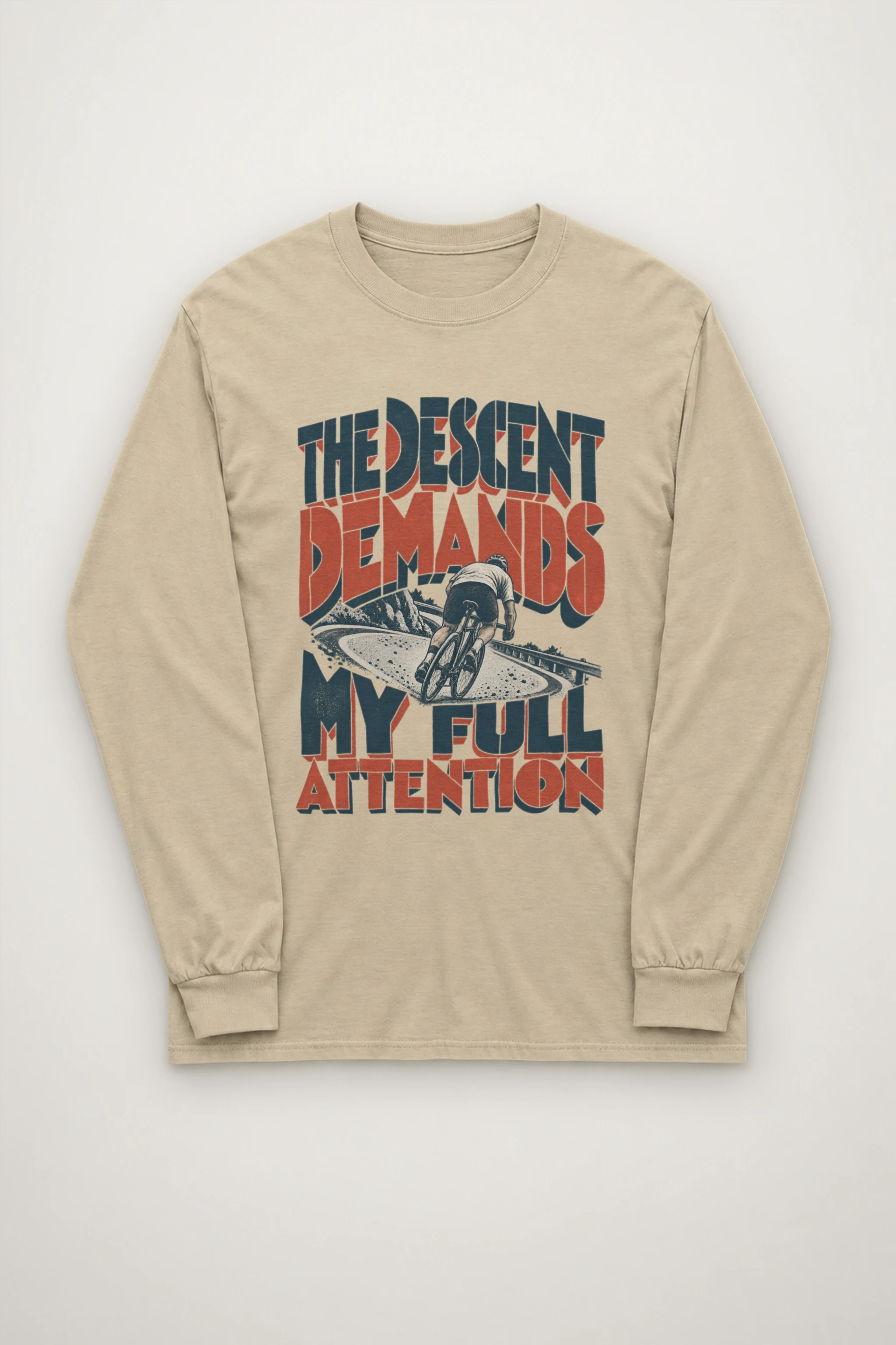 "The Descent Demands My Full Attention" Unisex Longsleeve T-shirt