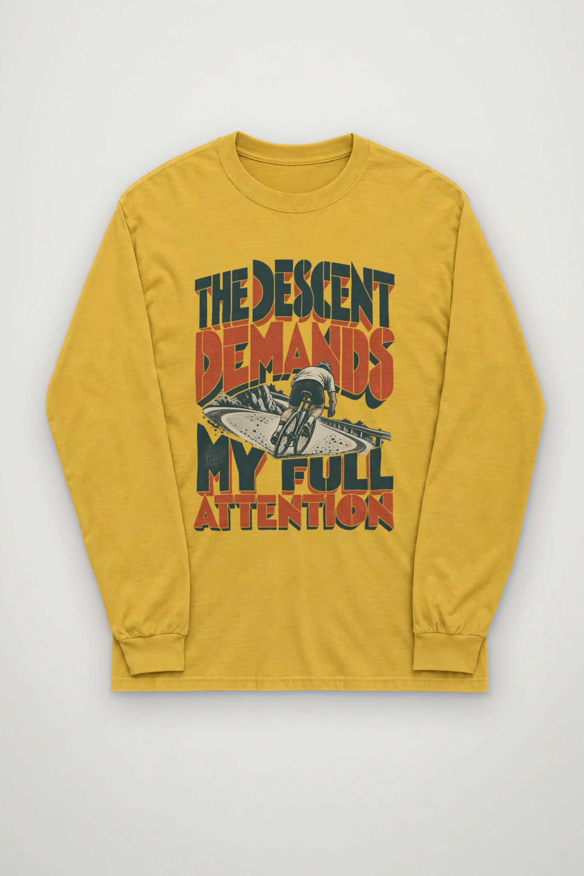 "The Descent Demands My Full Attention" Unisex Longsleeve T-shirt