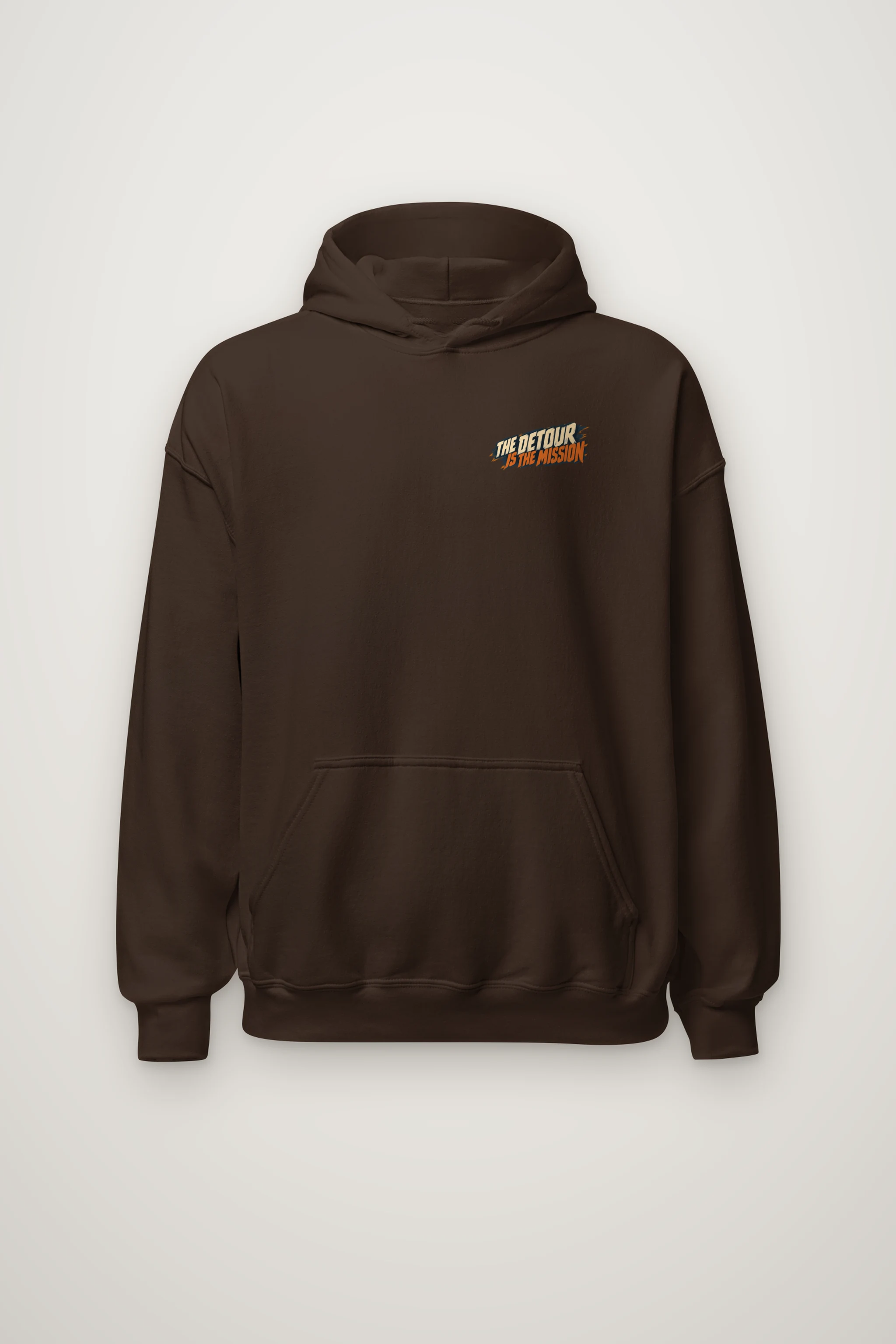 "The Detour Is the Mission" Heavy Blend Unisex Pullover Hoodie