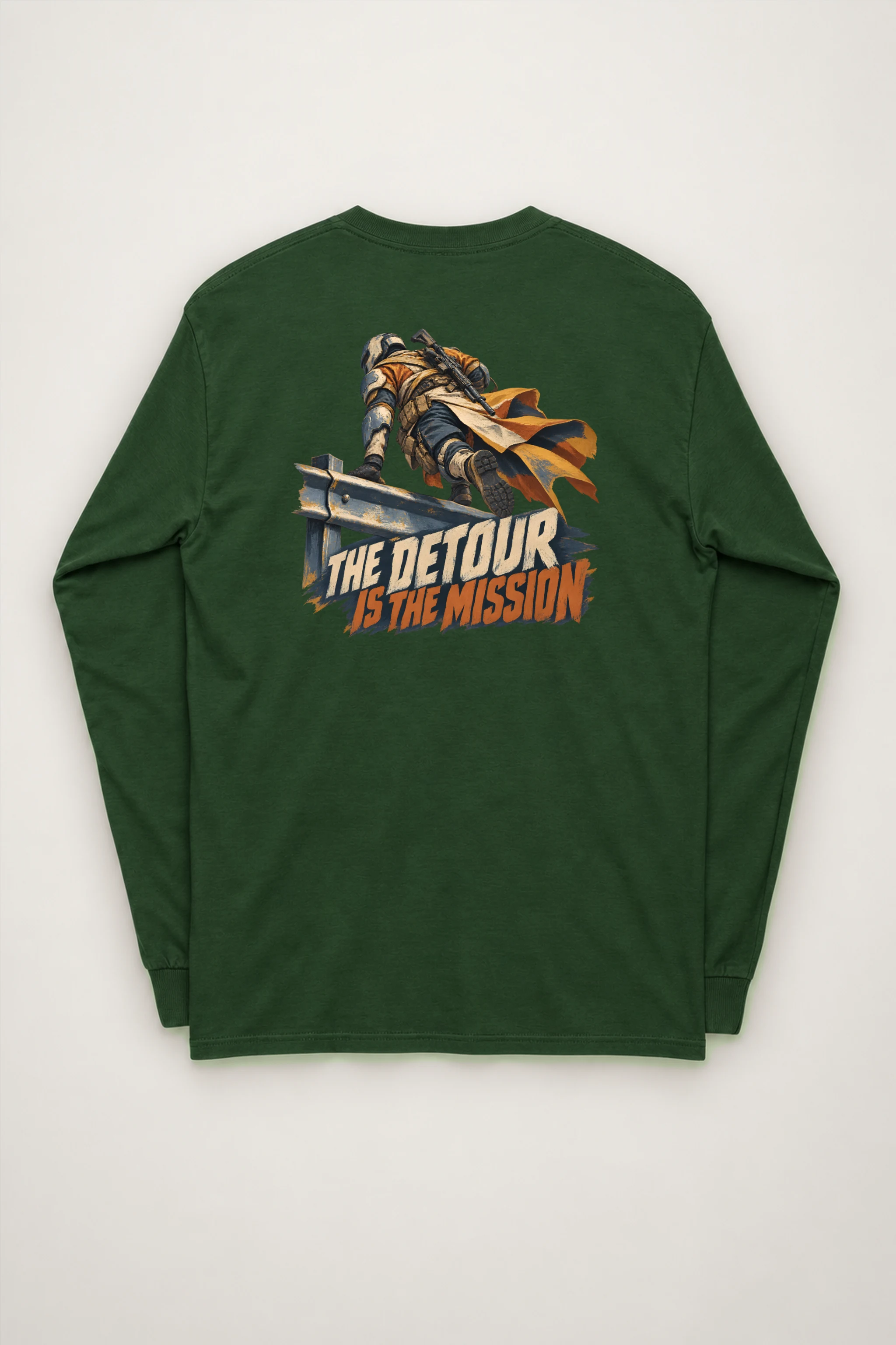 "The Detour Is the Mission" Unisex Longsleeve T-shirt
