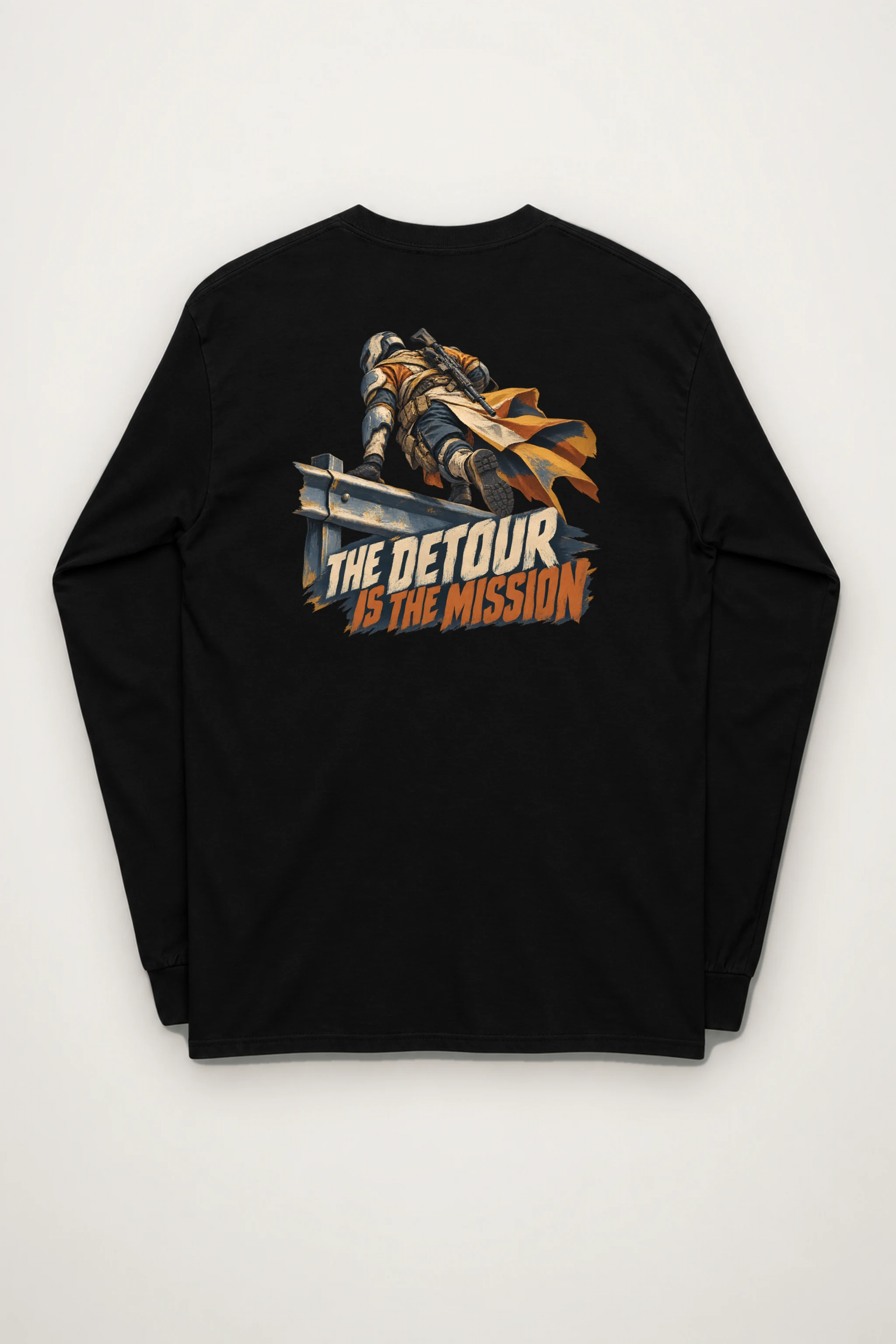 "The Detour Is the Mission" Unisex Longsleeve T-shirt