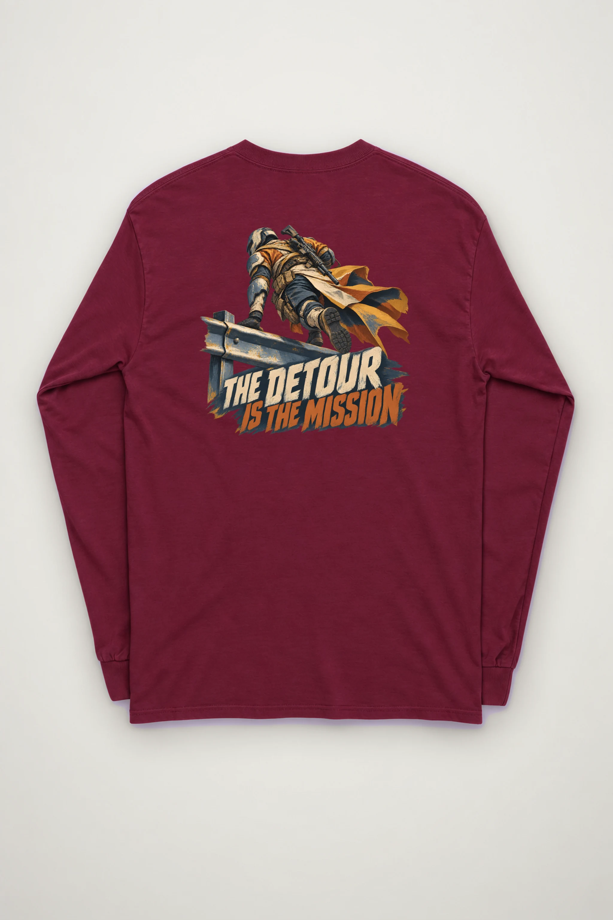 "The Detour Is the Mission" Unisex Longsleeve T-shirt