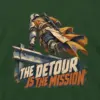 "The Detour Is the Mission" Unisex Longsleeve T-shirt