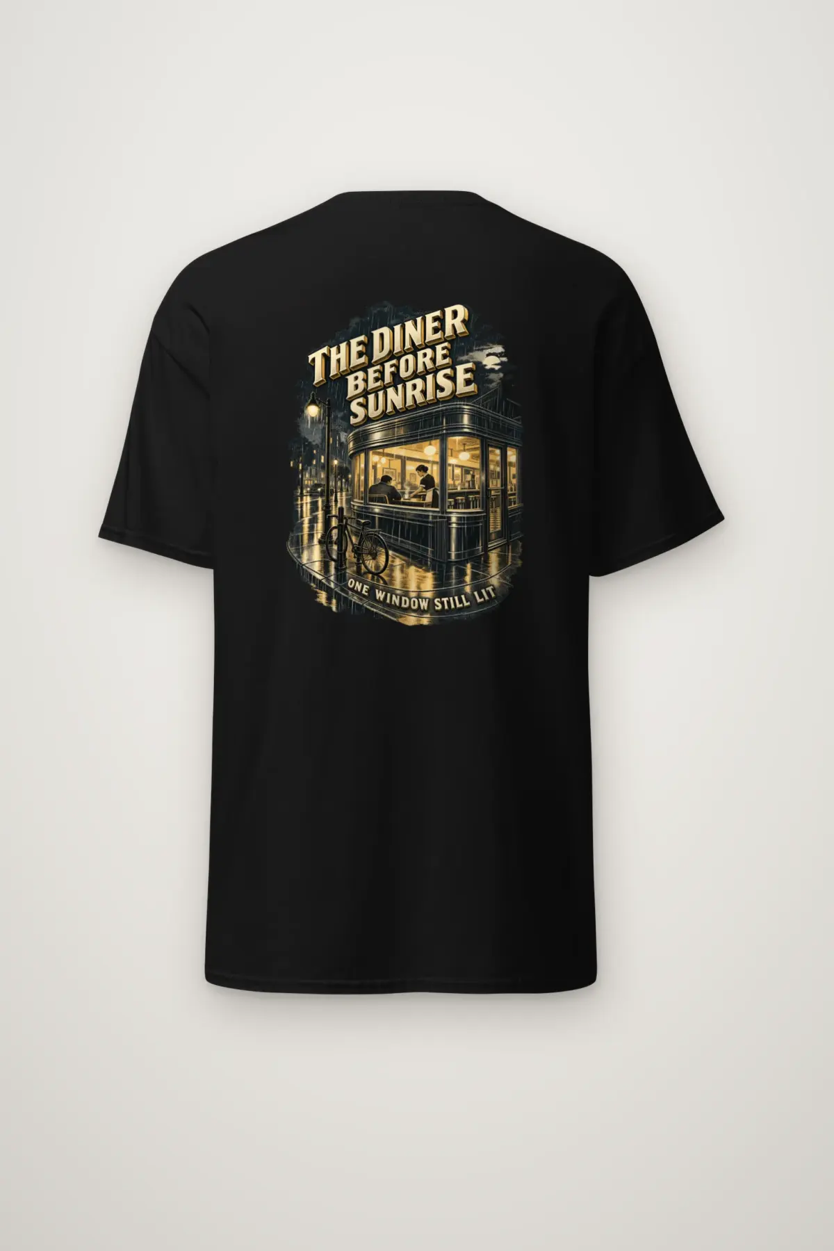 "The Diner Before Sunrise" Heavyweight Unisex Crewneck T-shirt