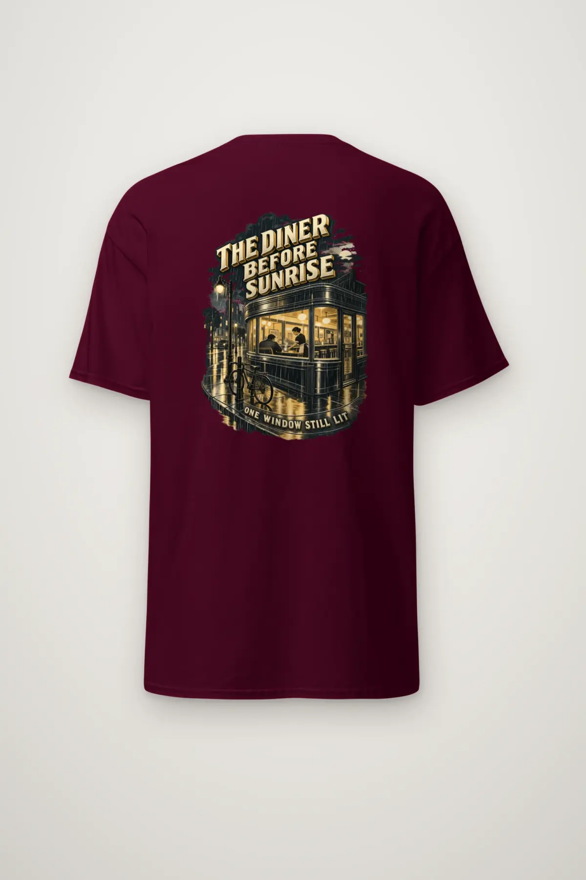 "The Diner Before Sunrise" Heavyweight Unisex Crewneck T-shirt
