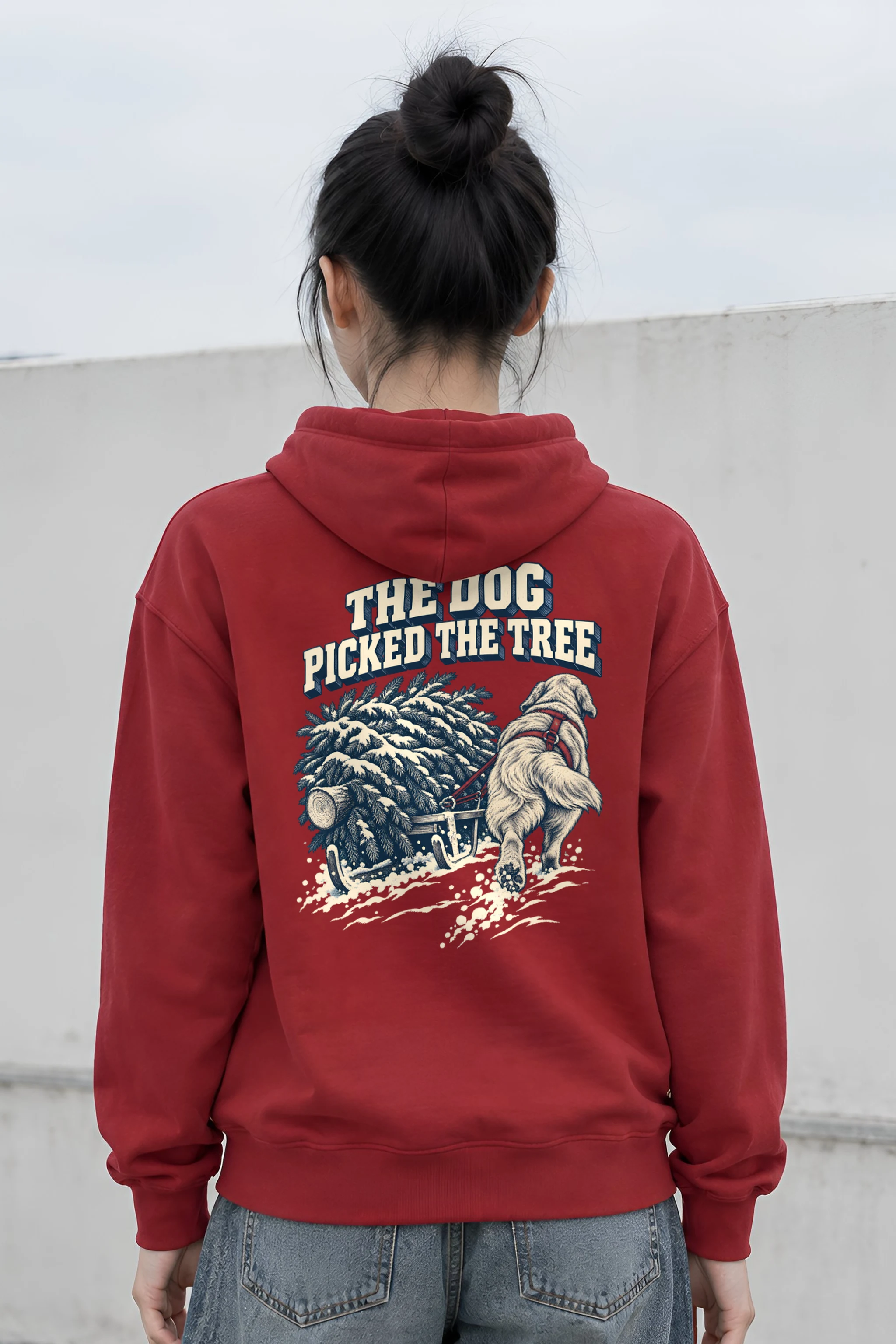 "The Dog Picked the Tree" Heavy Blend Unisex Pullover Hoodie