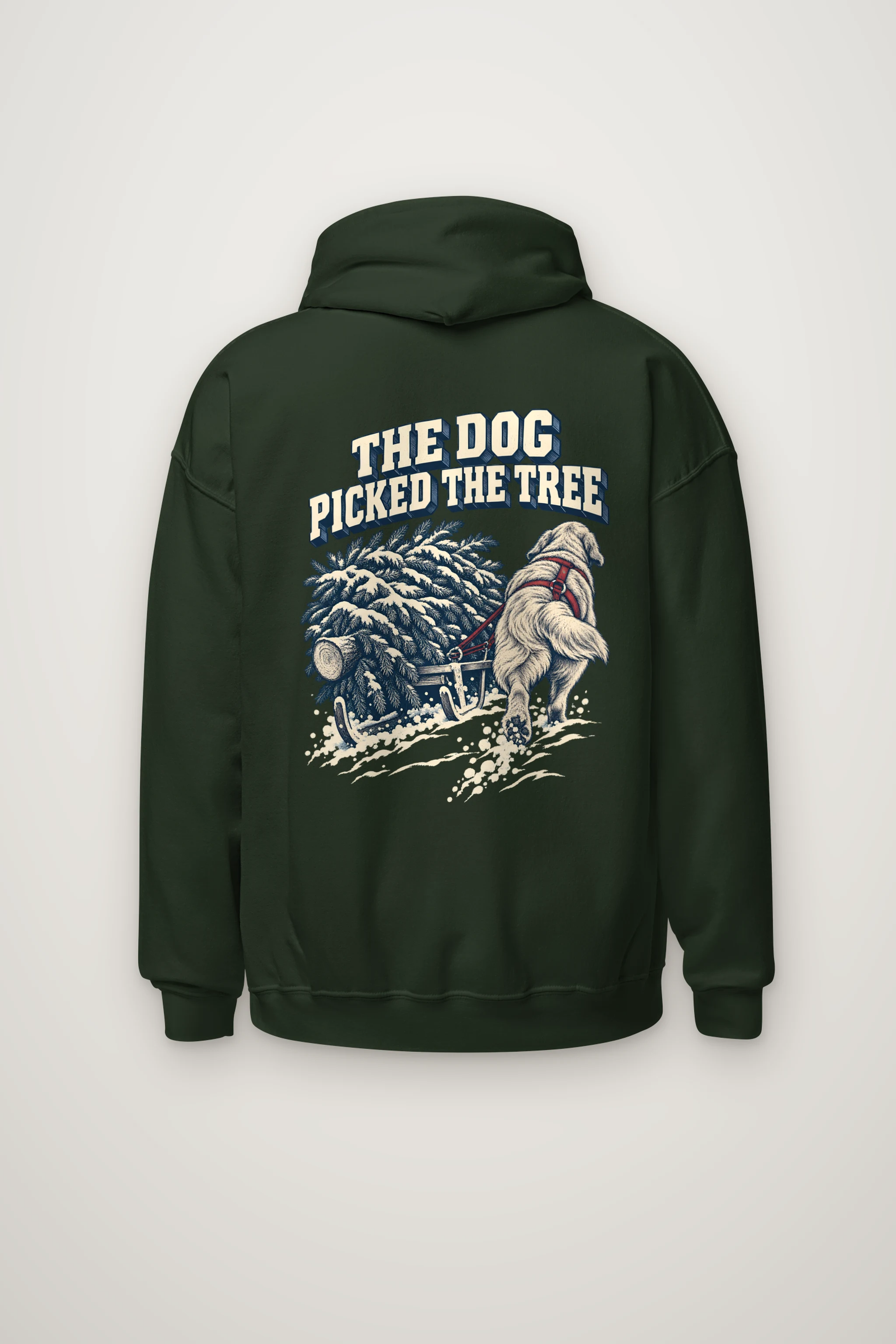 "The Dog Picked the Tree" Heavy Blend Unisex Pullover Hoodie
