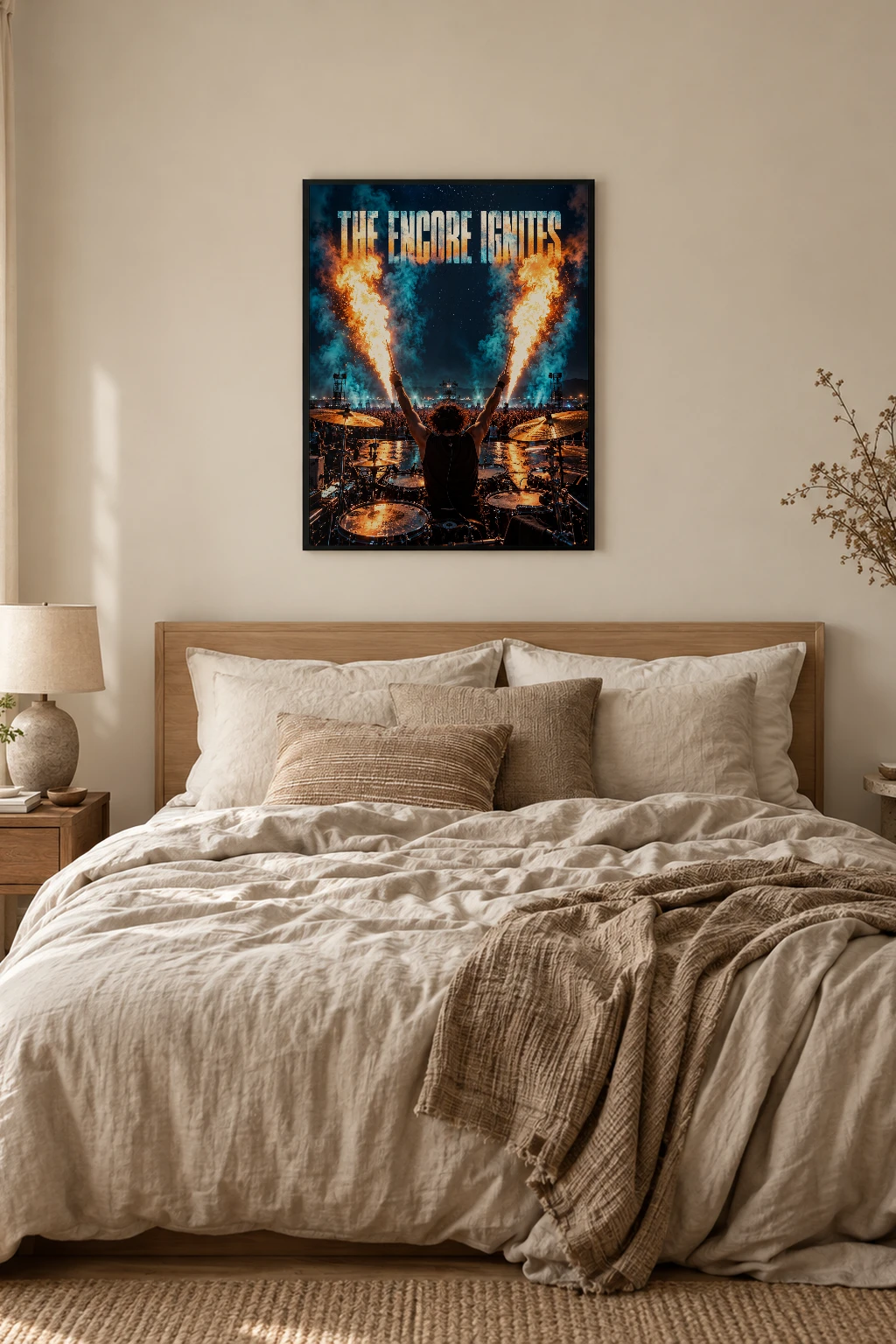 "The Encore Ignites" Premium Wooden Framed Poster