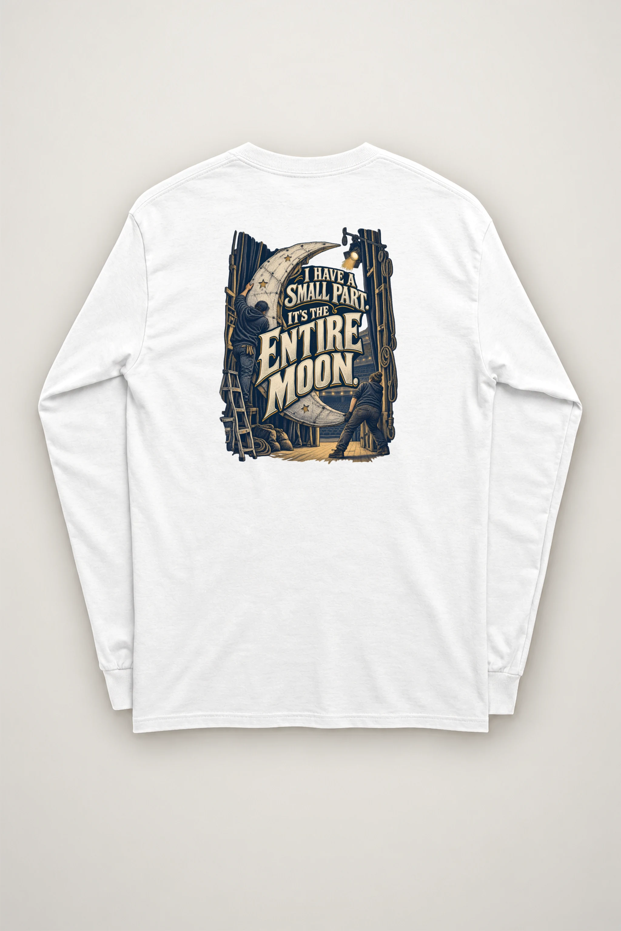 "The Entire Moon" Unisex Longsleeve T-shirt