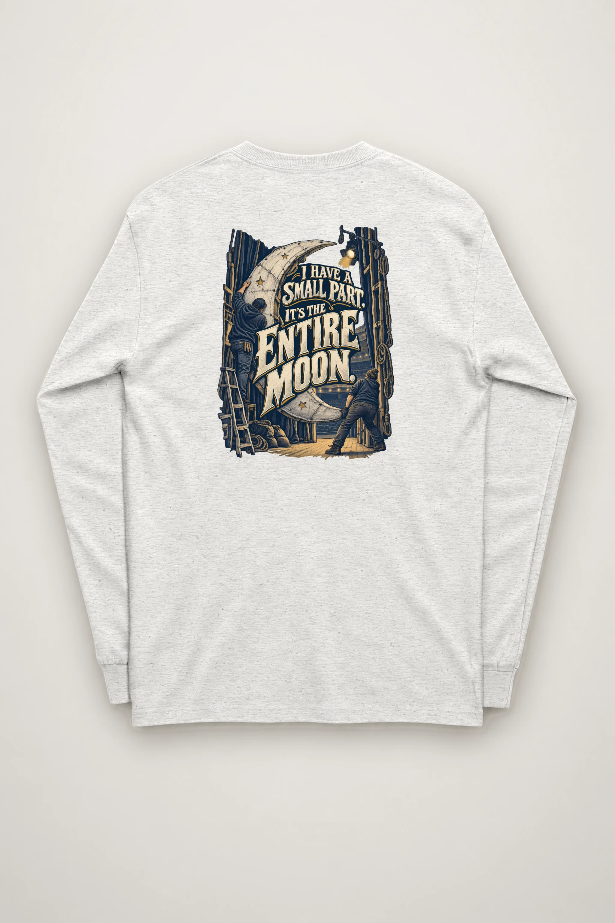 "The Entire Moon" Unisex Longsleeve T-shirt