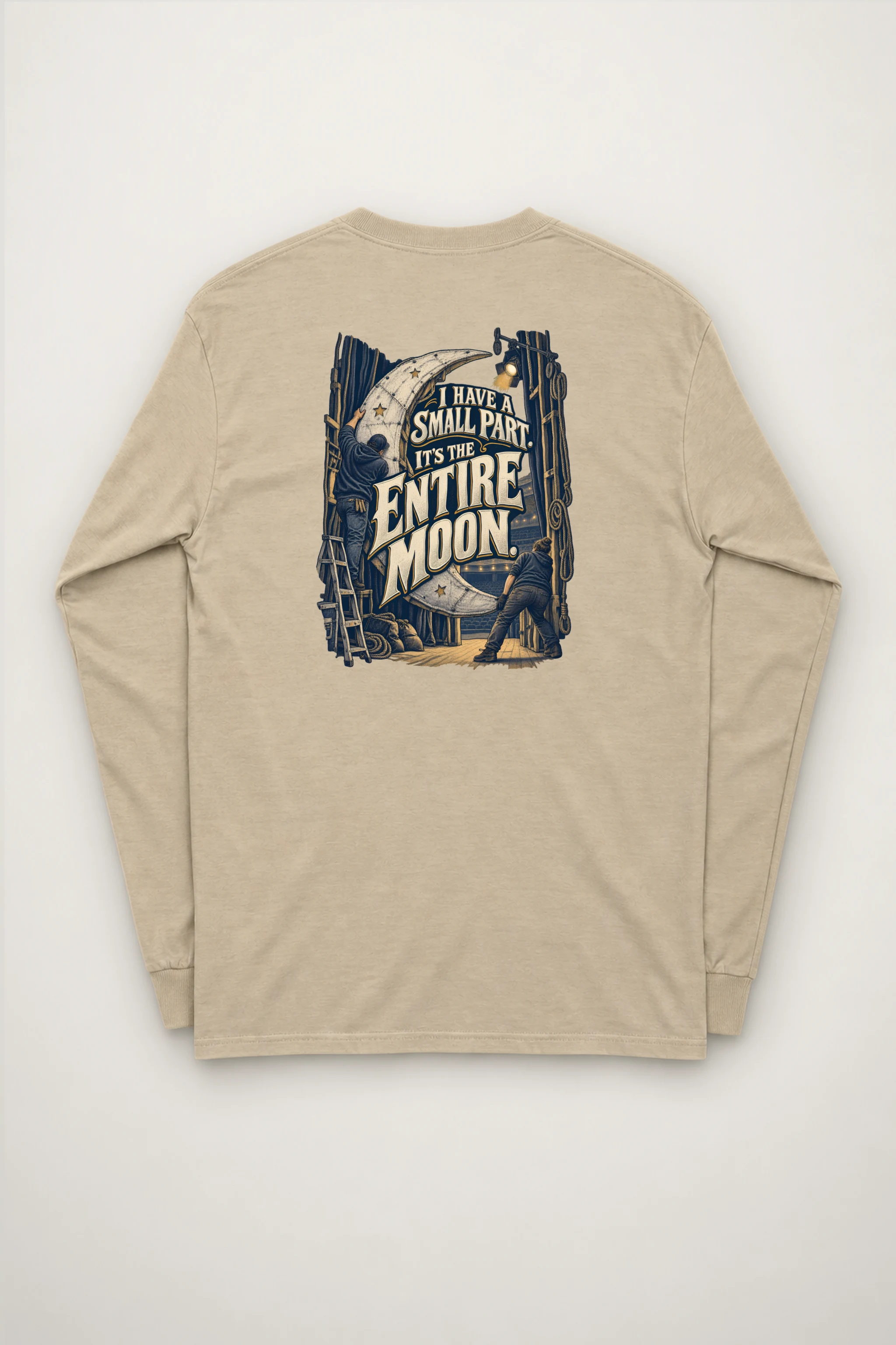 "The Entire Moon" Unisex Longsleeve T-shirt
