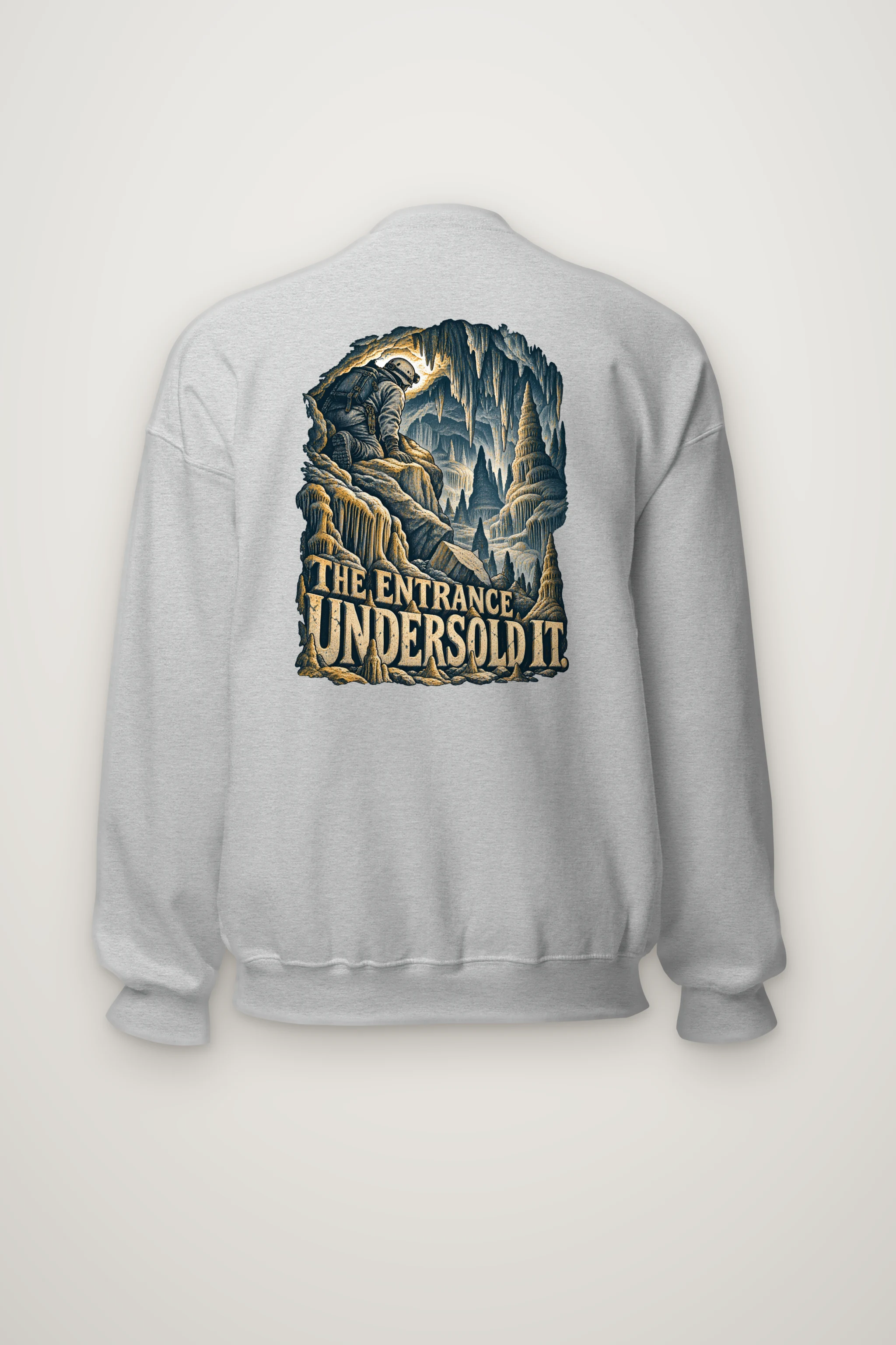 "The Entrance Undersold It" Heavy Blend Unisex Crewneck Sweatshirt
