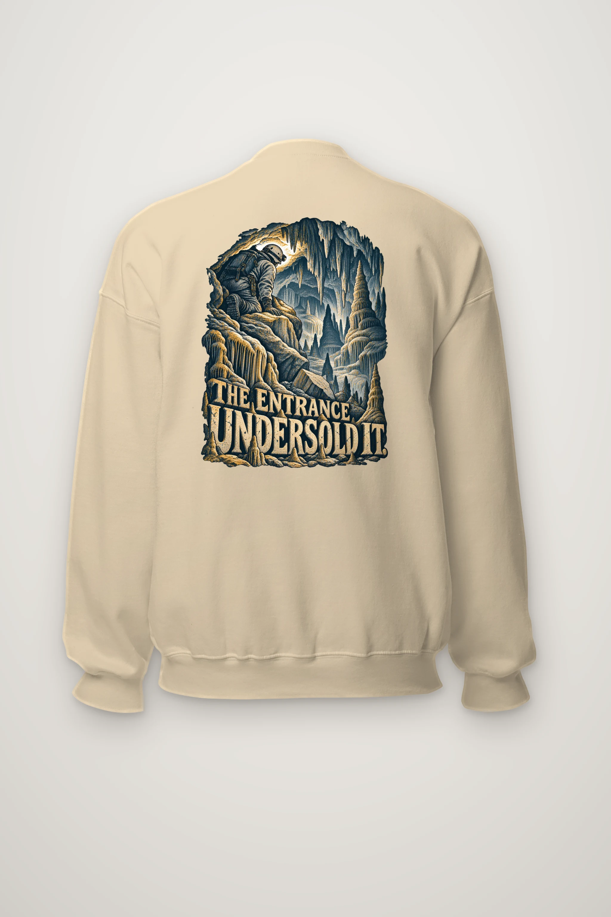"The Entrance Undersold It" Heavy Blend Unisex Crewneck Sweatshirt