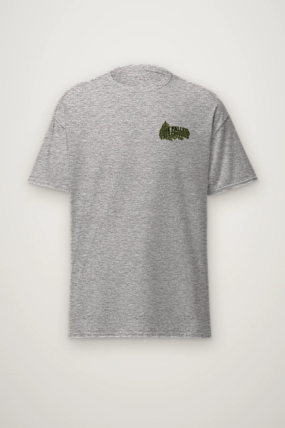 "THE FALLEN TREE CROSSING" Heavyweight Unisex Crewneck T-shirt
