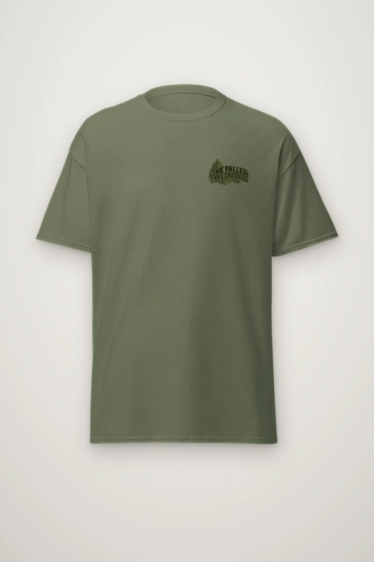 "THE FALLEN TREE CROSSING" Heavyweight Unisex Crewneck T-shirt