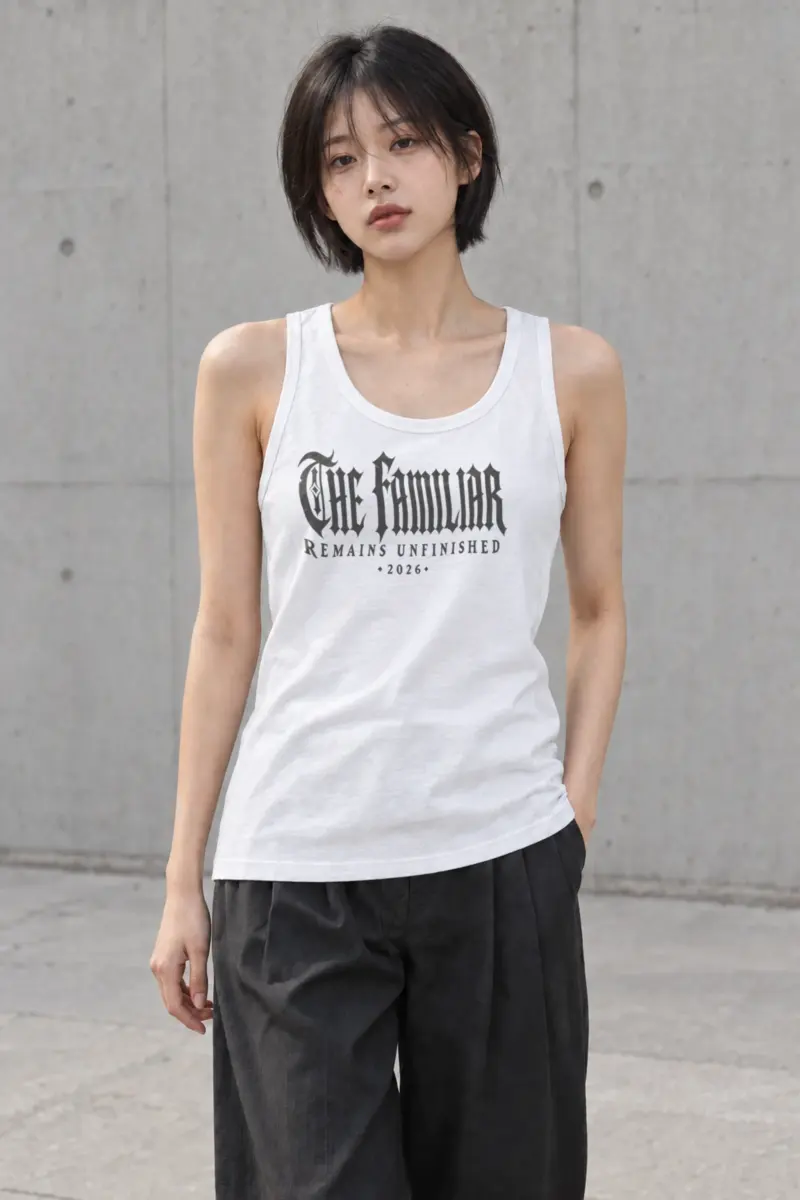 "The Familiar Remains Unfinished" Unisex Jersey Tank