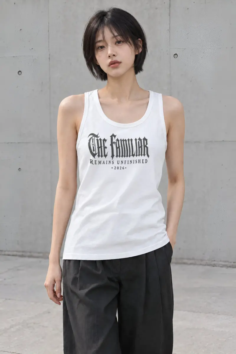 "The Familiar Remains Unfinished" Unisex Jersey Tank