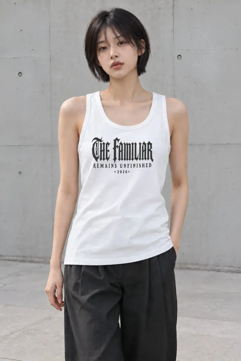"The Familiar Remains Unfinished" Unisex Jersey Tank