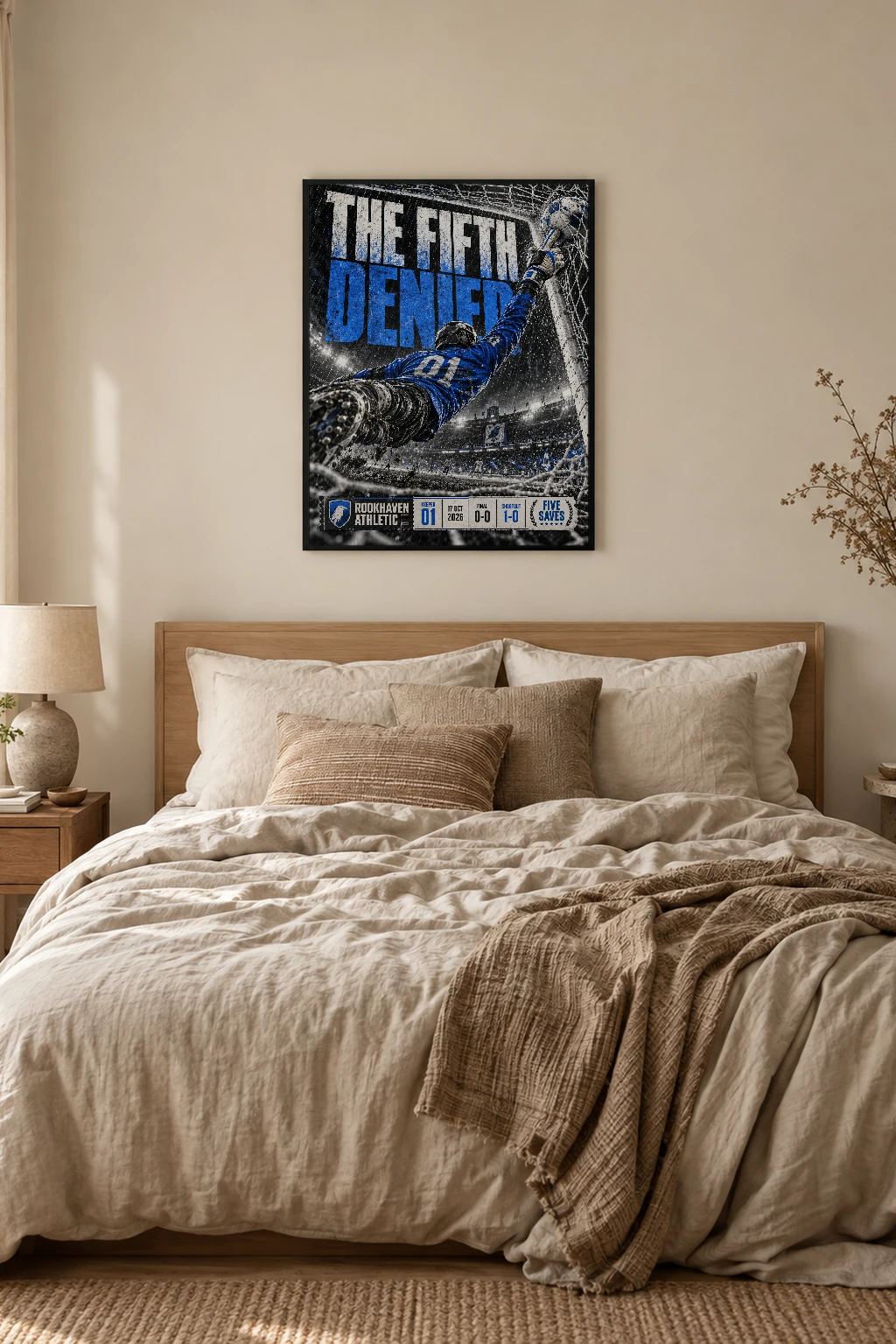 "The Fifth Denied" Premium Wooden Framed Poster