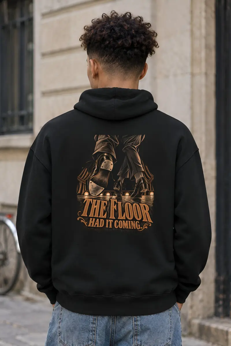 "The Floor Had It Coming" Heavy Blend Unisex Pullover Hoodie