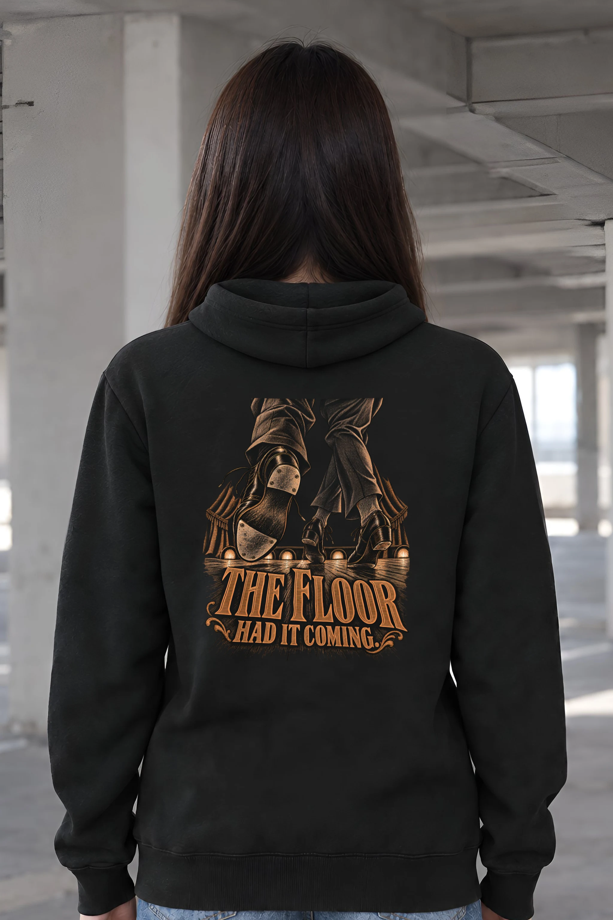 "The Floor Had It Coming" Heavy Blend Unisex Pullover Hoodie