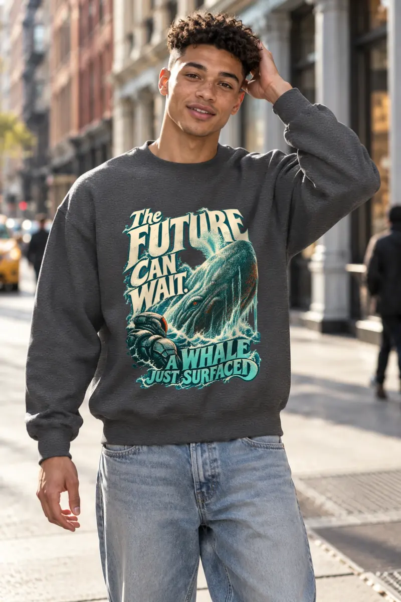 "The Future Can Wait" 1 Crewneck Sweatshirt