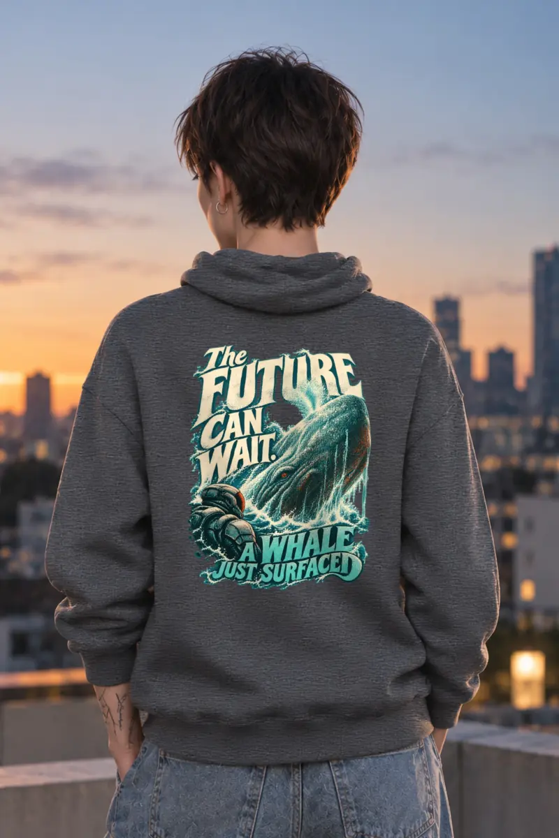 “The Future Can Wait” Heavy Blend Unisex Pullover Hoodie