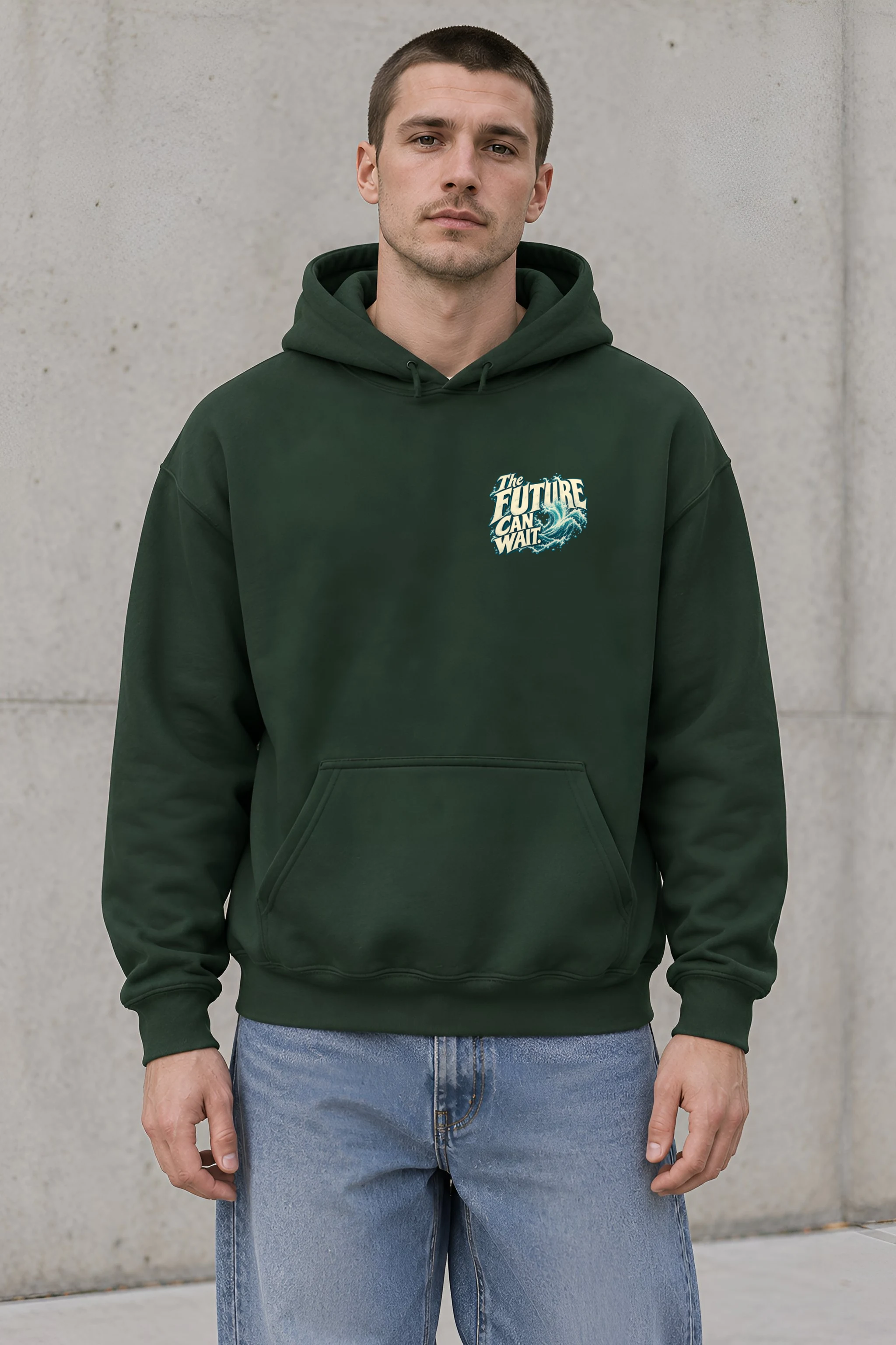 "The Future Can Wait" Heavy Blend Unisex Pullover Hoodie