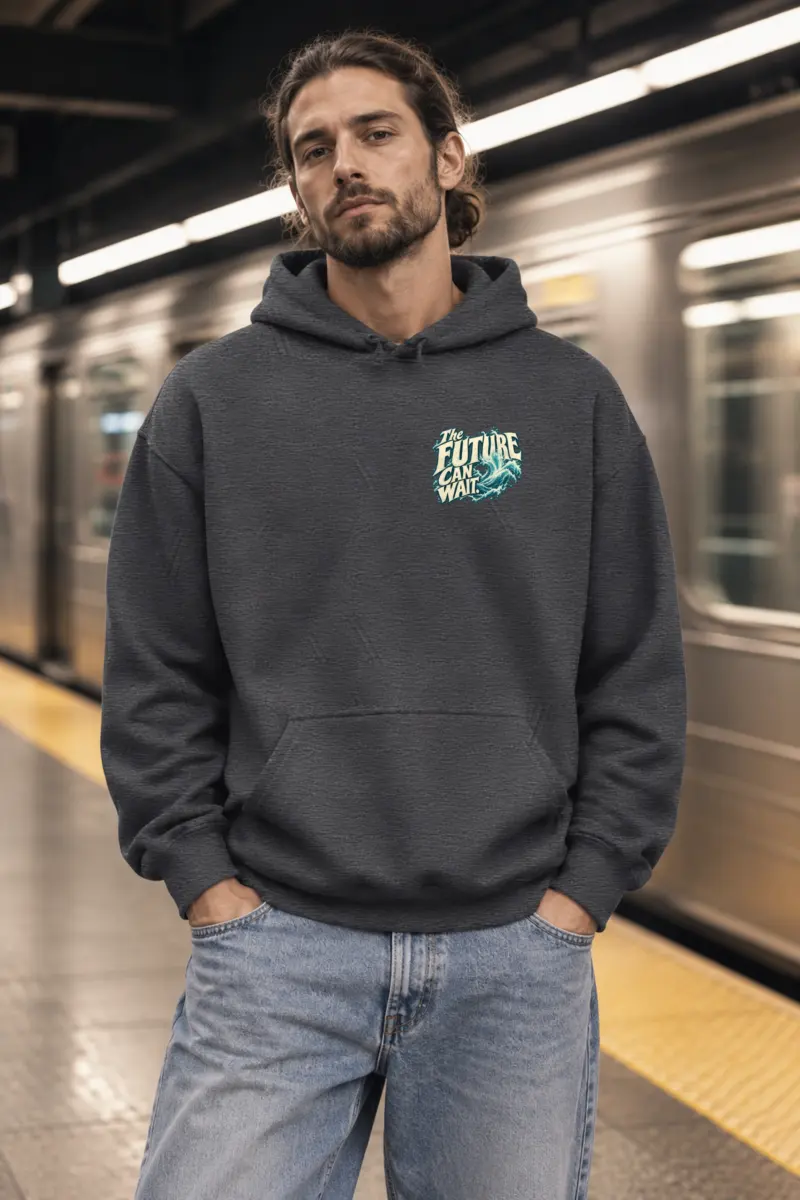 "The Future Can Wait" Heavy Blend Unisex Pullover Hoodie